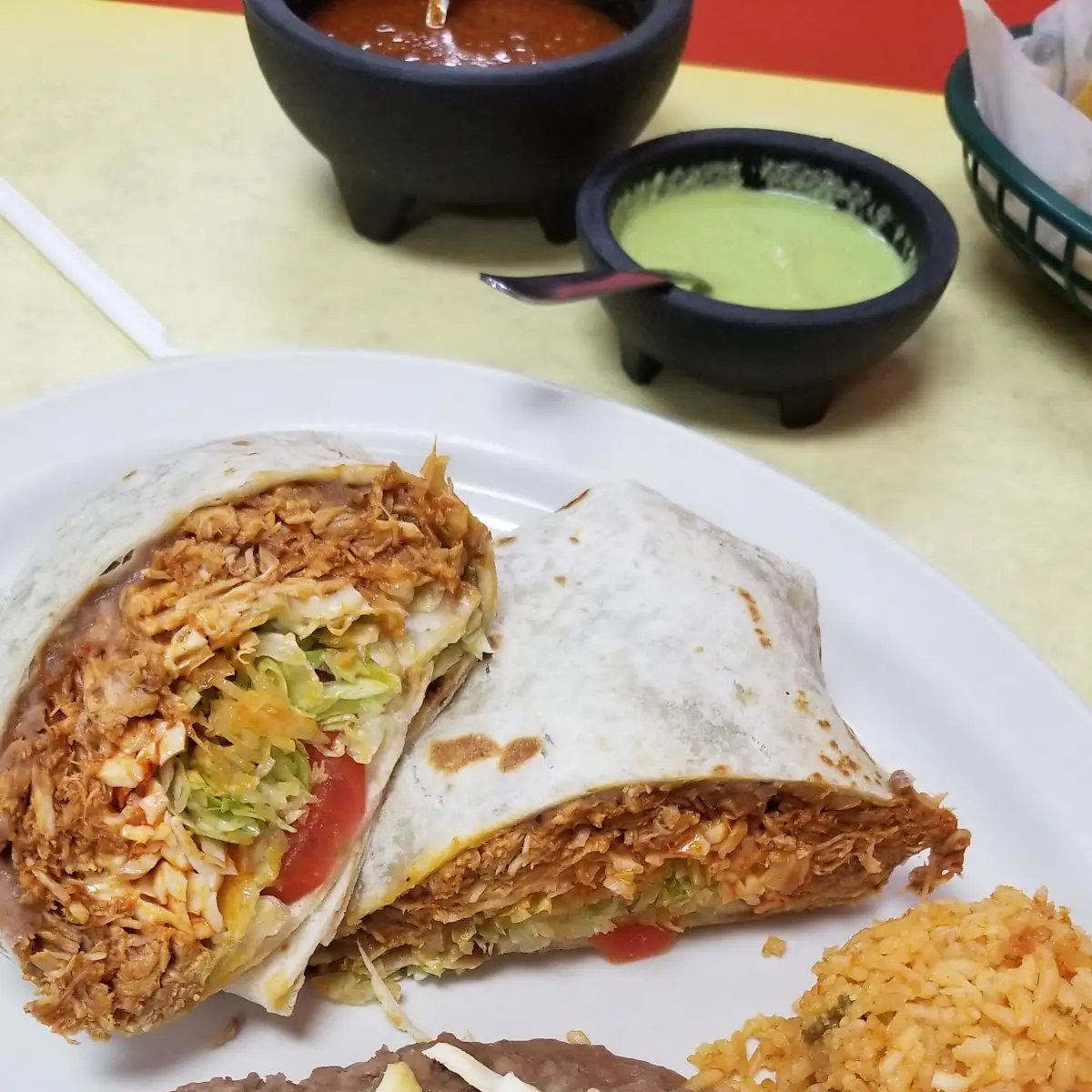 Chicken Burrito Dinner