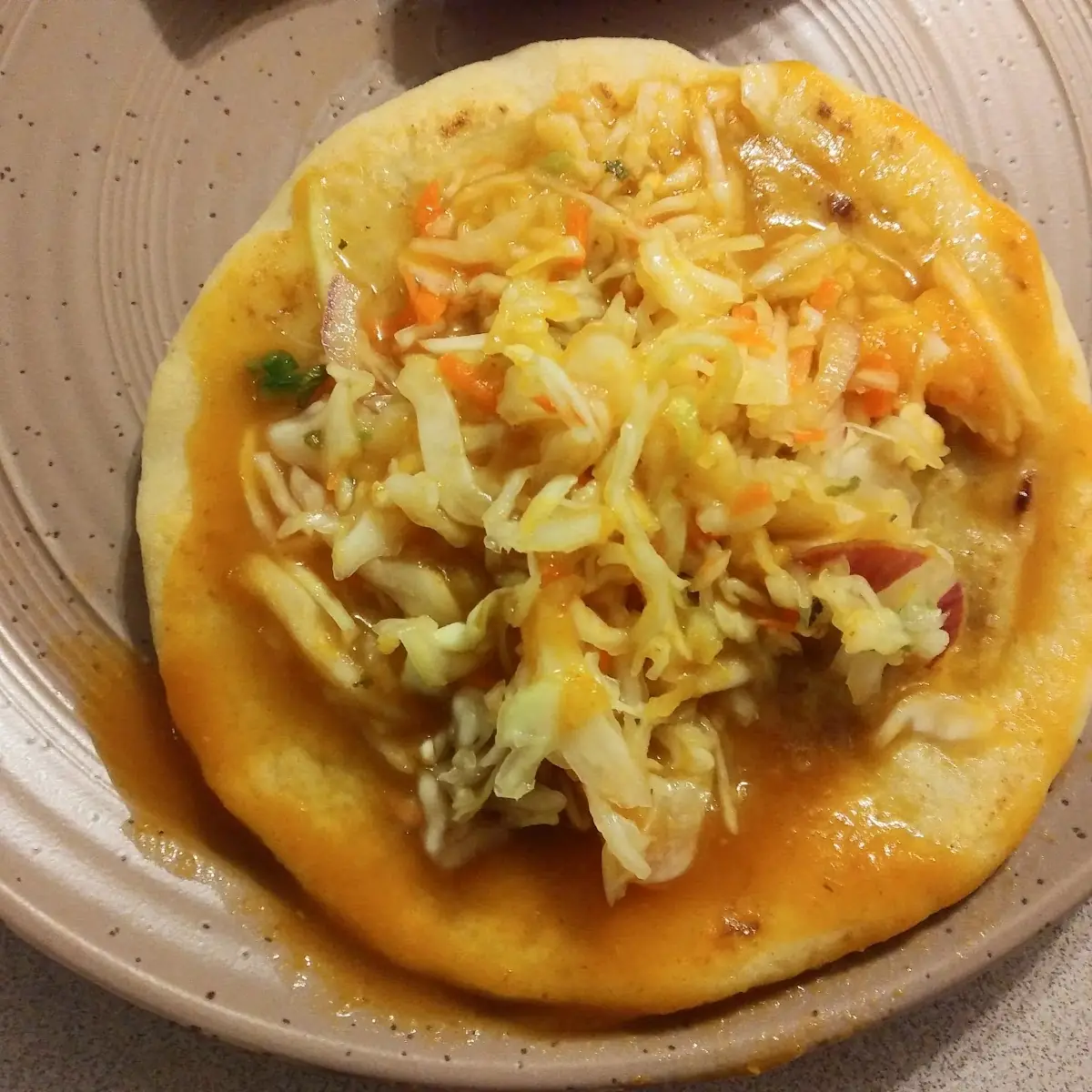 Pollo Y Queso Pupusa