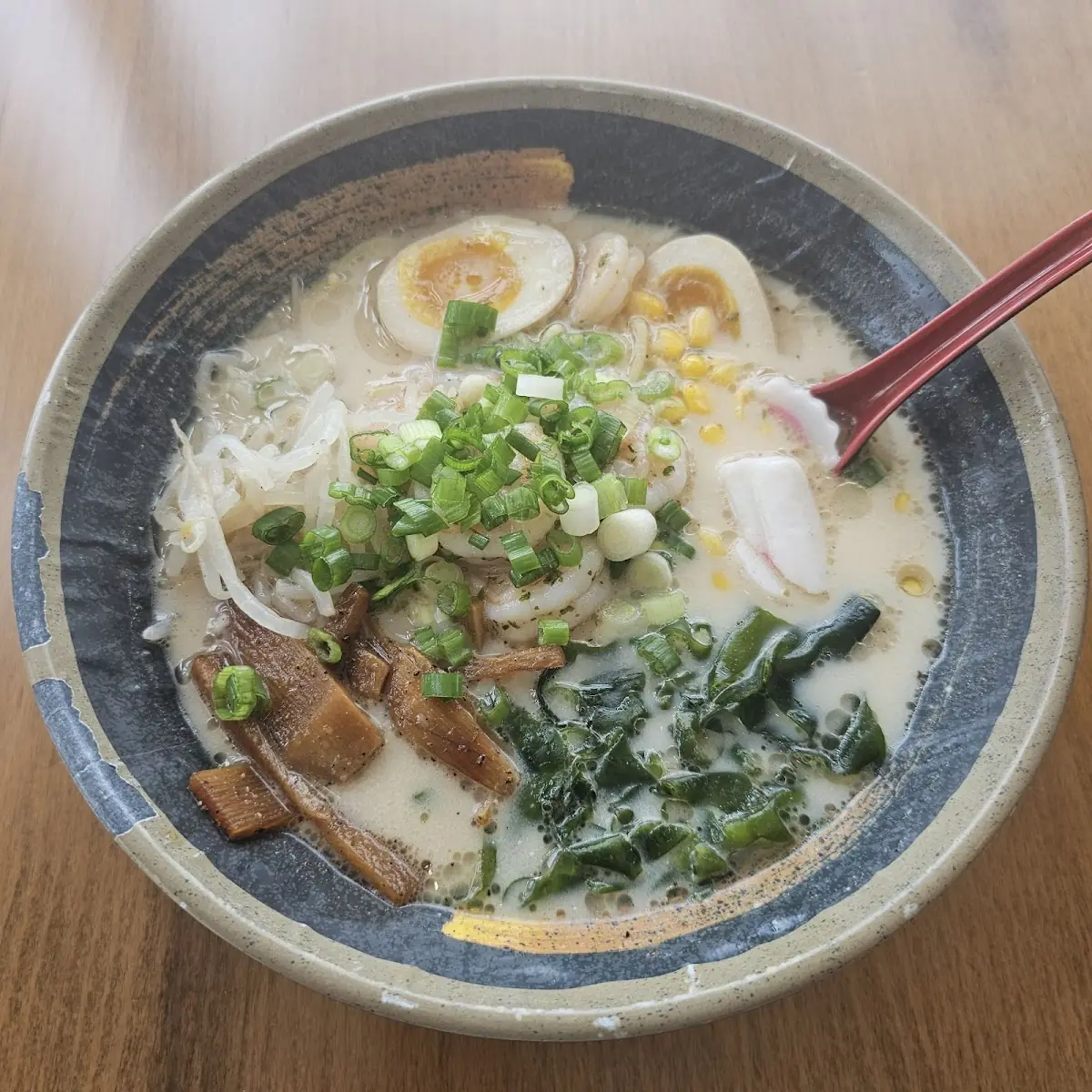 Tonkotsu Ramen with Shrimp