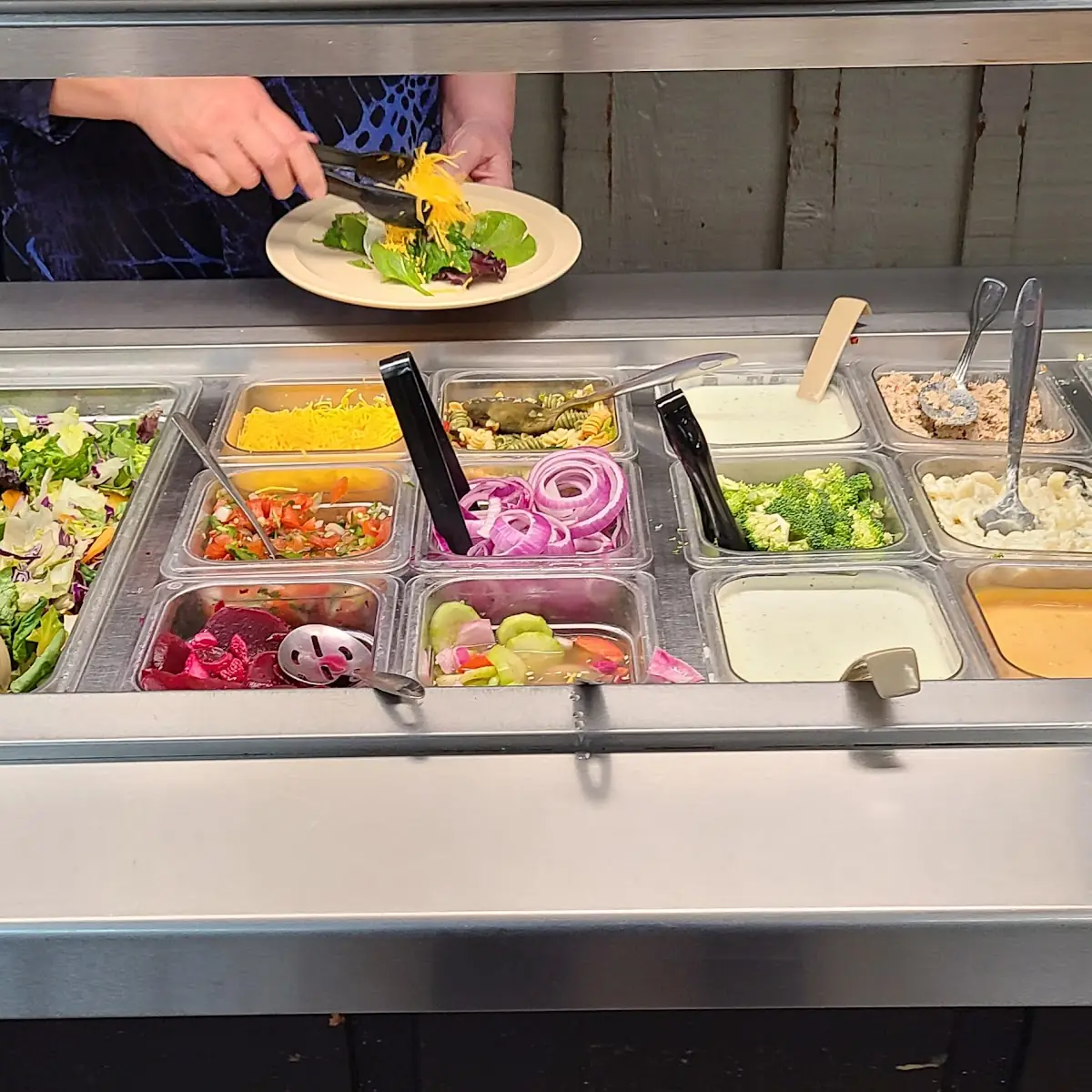 Fresh Green Salad Bar Items