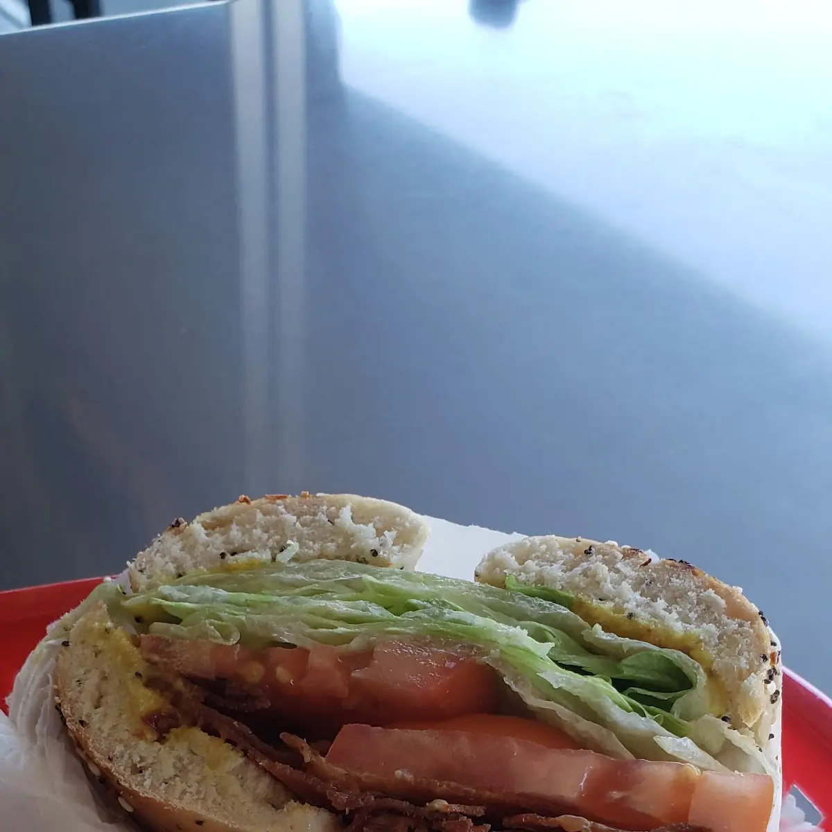 Everything Bagel blt Sandwich