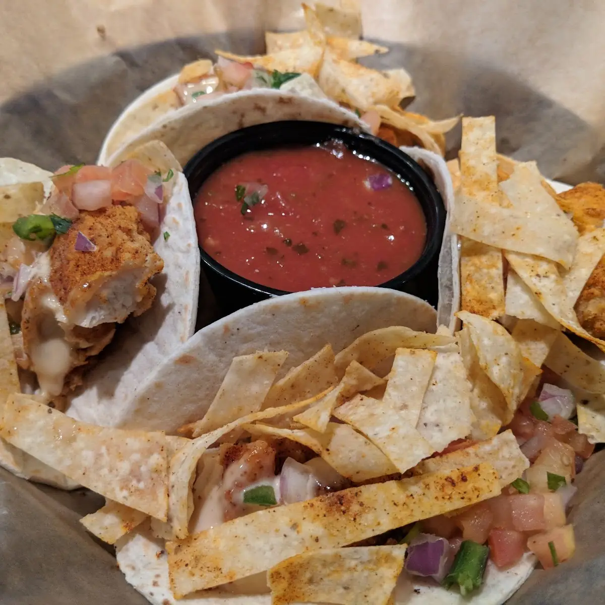 Buffalo Chicken Soft Tacos