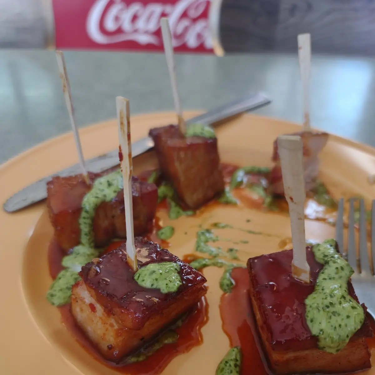 Pork Belly Lollipops