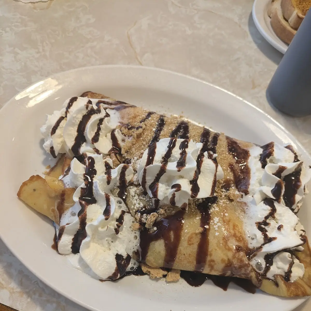 Banana Split Crepes