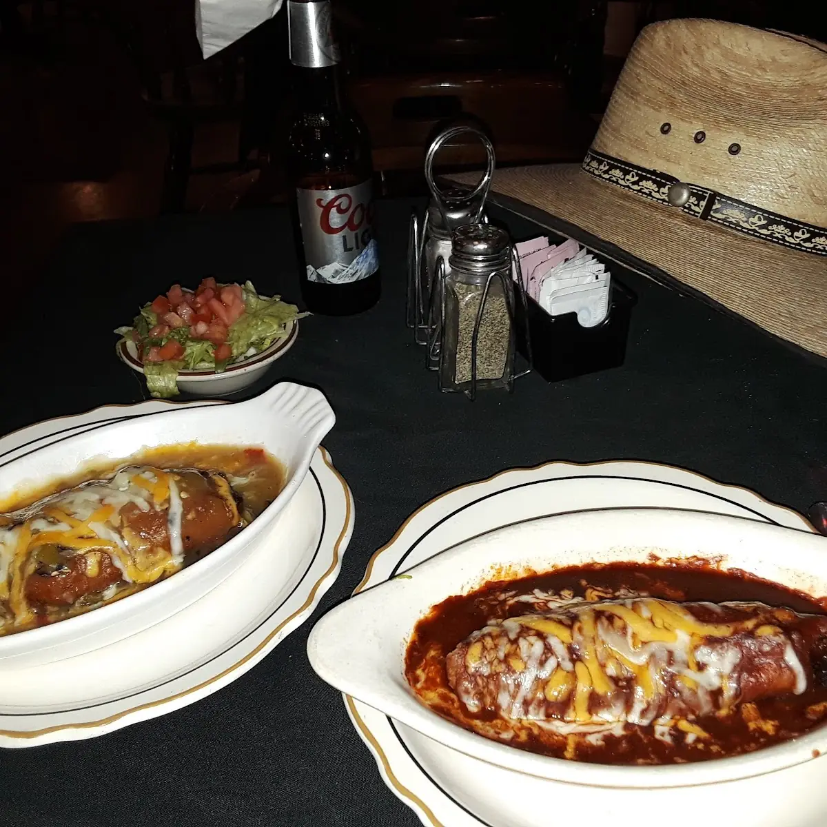 Red and Green Chile' Rellenos