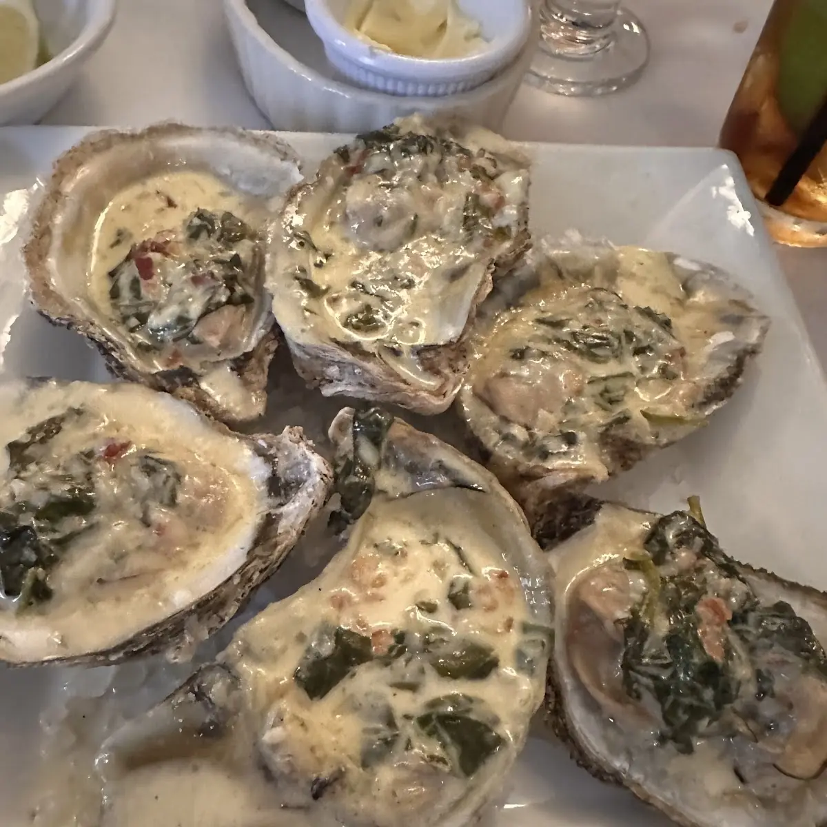 Oysters Rockefeller