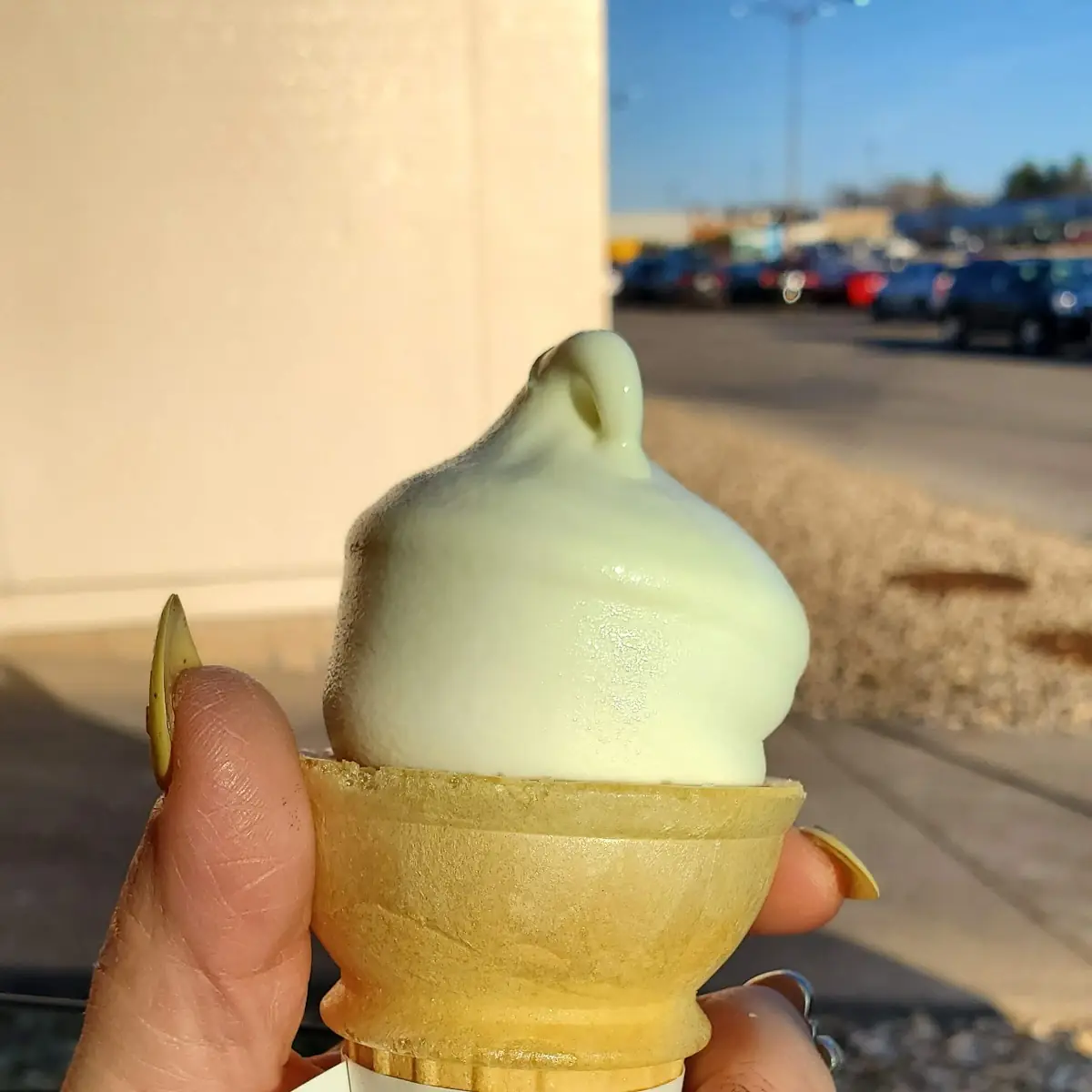 Vanilla Ice Cream Cone