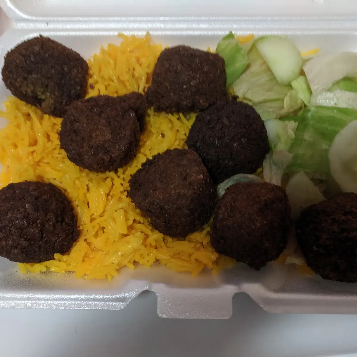 Falafel over Rice