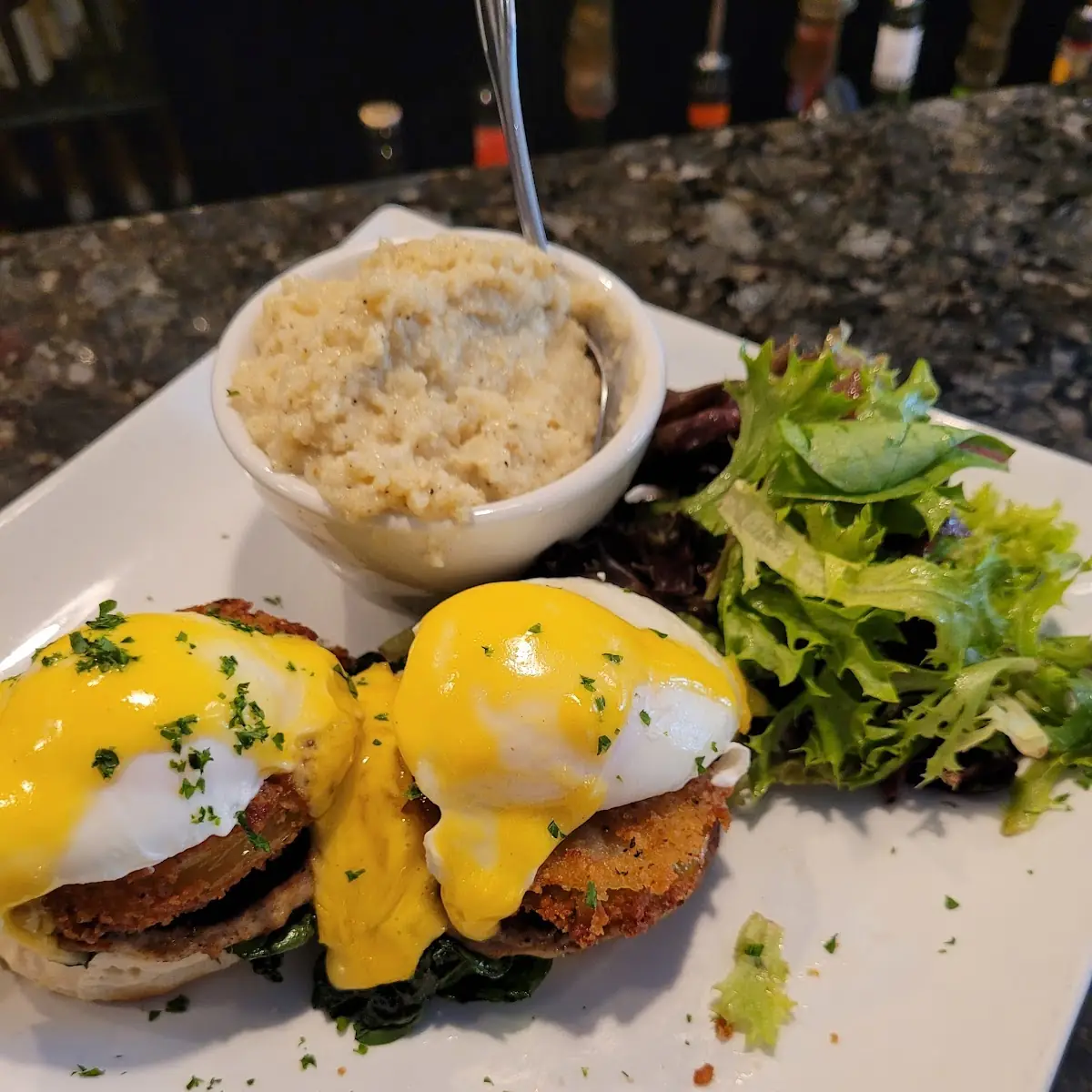 BBQ Pork Belly Benedict