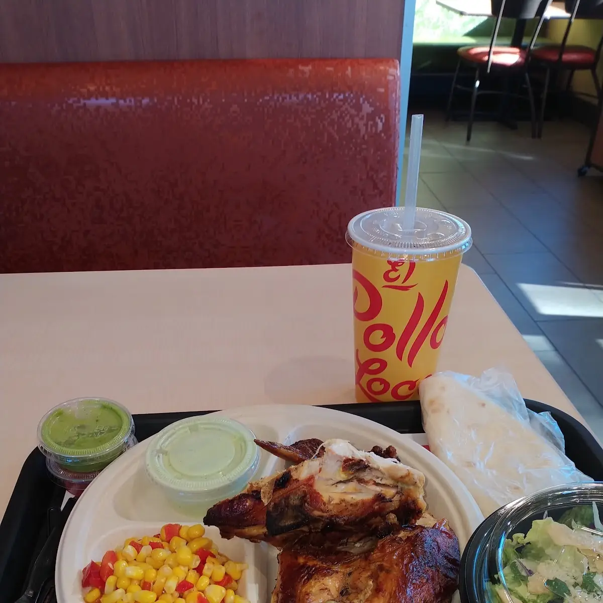 3pc Grill Chicken with Corn and Salad Meal