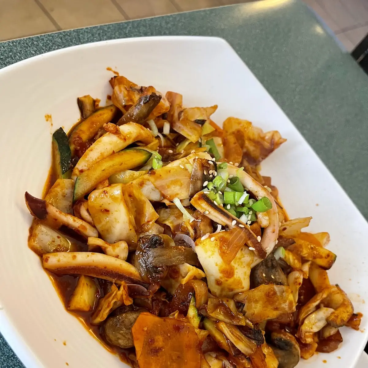 Spicy Squid Stir Fry