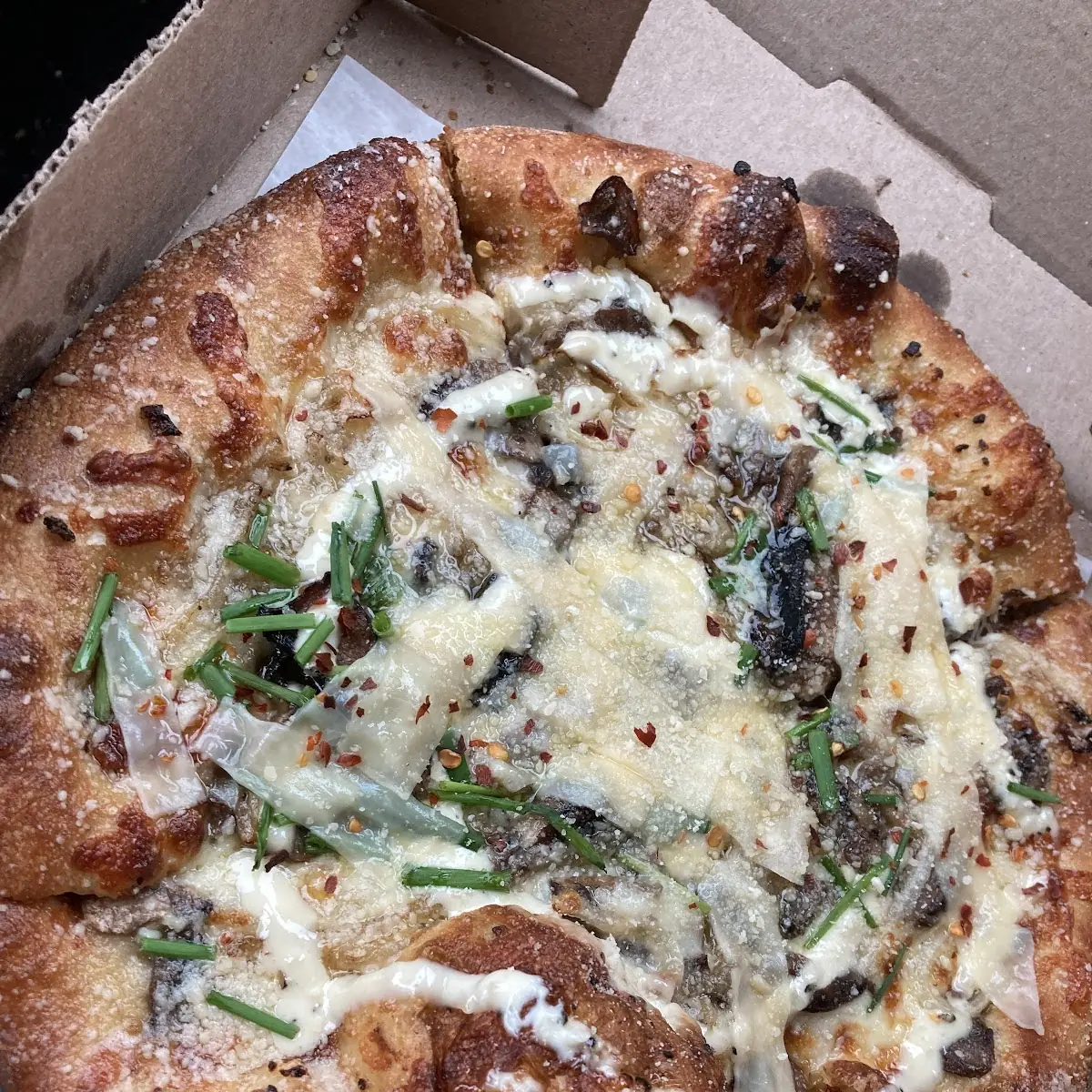 Holy Shiitake Mushroom Pizza