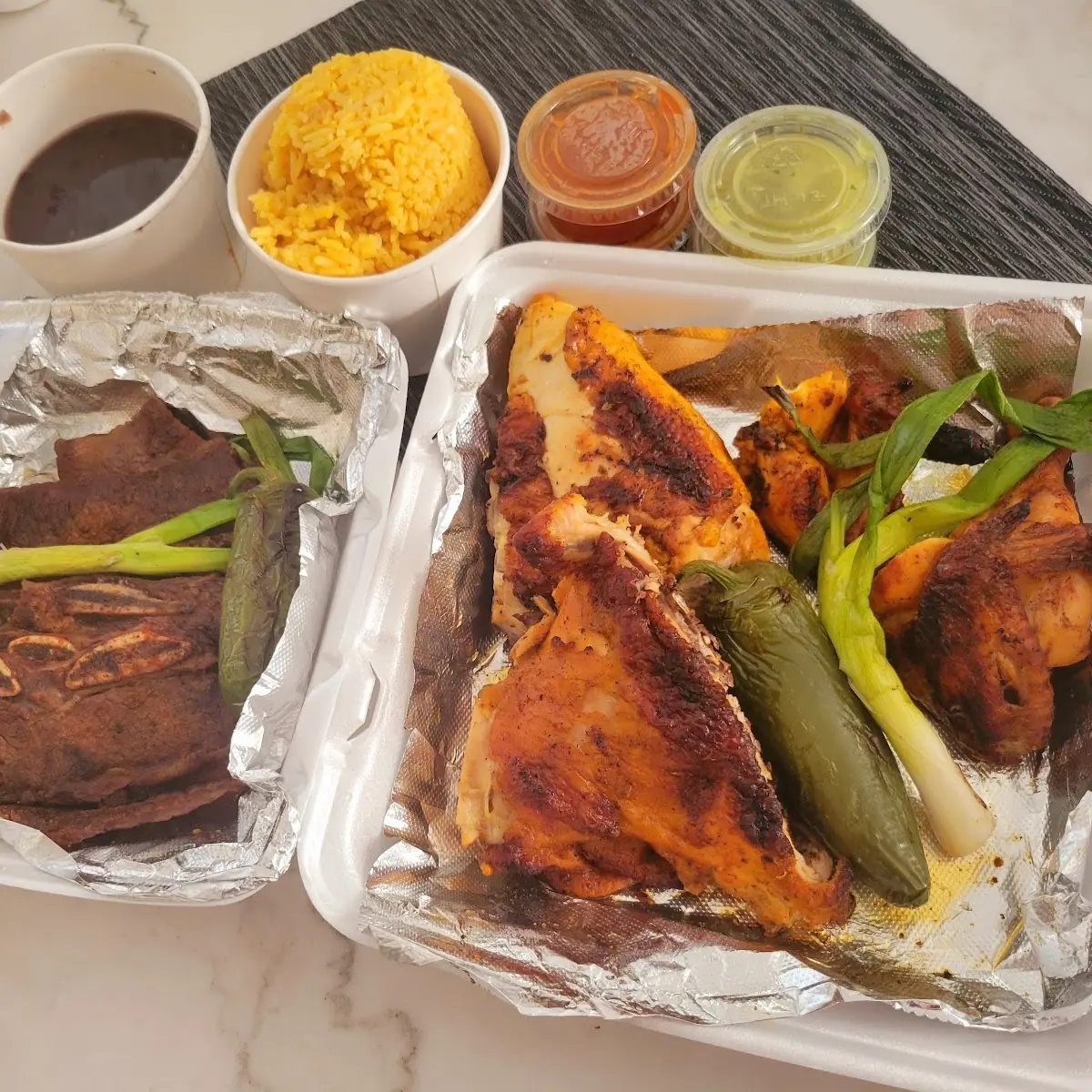 Pollo Asado Costillas