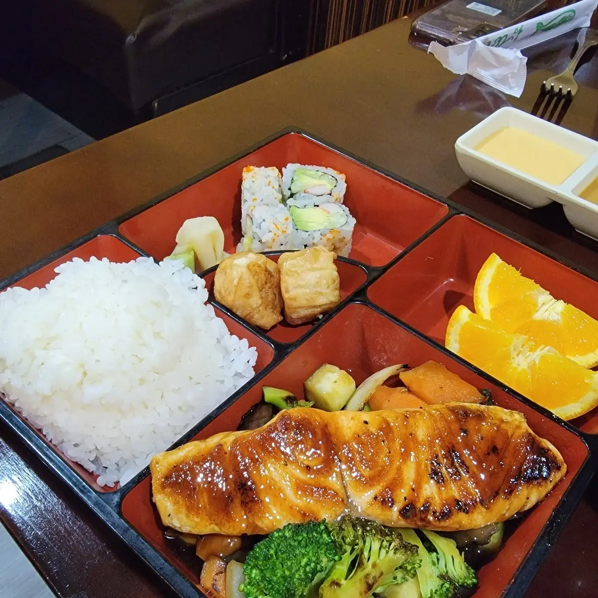 Salmon Teriyaki Box Lunch