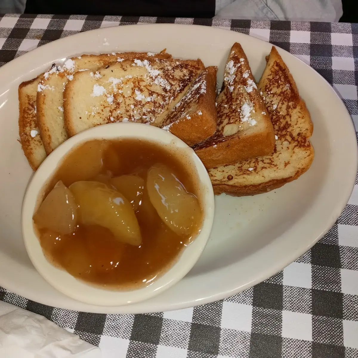 French Toast with Fried Apples