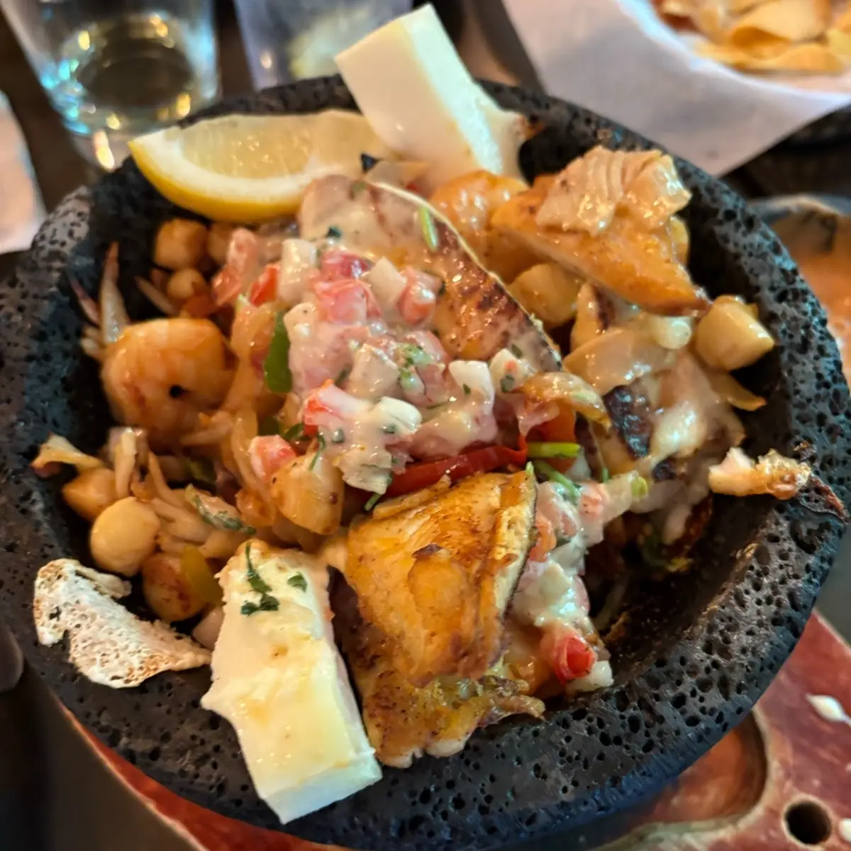 Seafood Molcajete