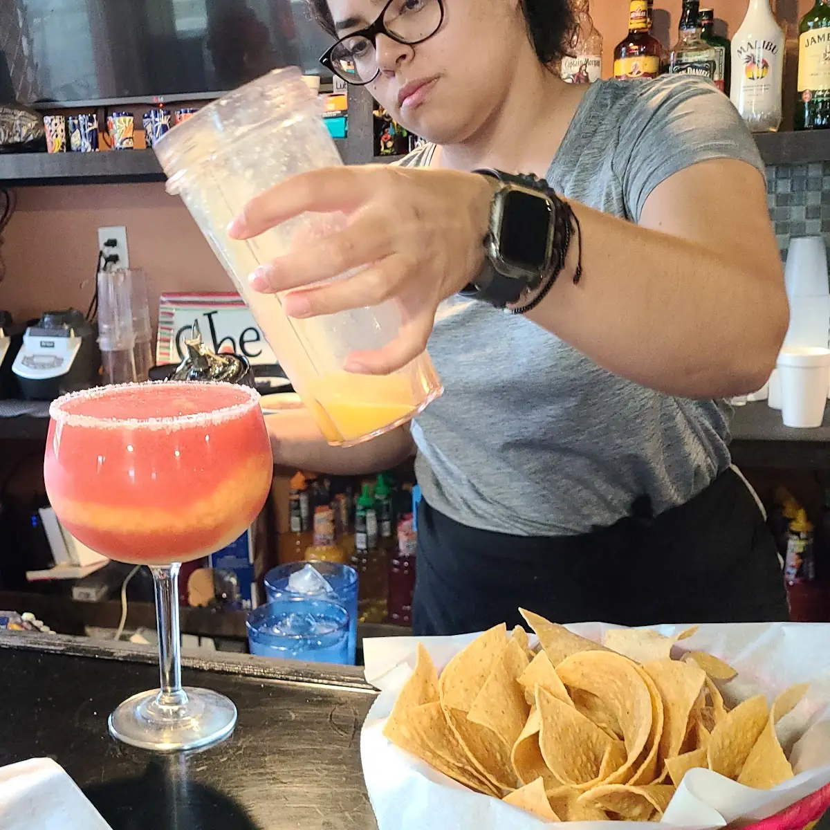 Strawberry Mango Margaritas