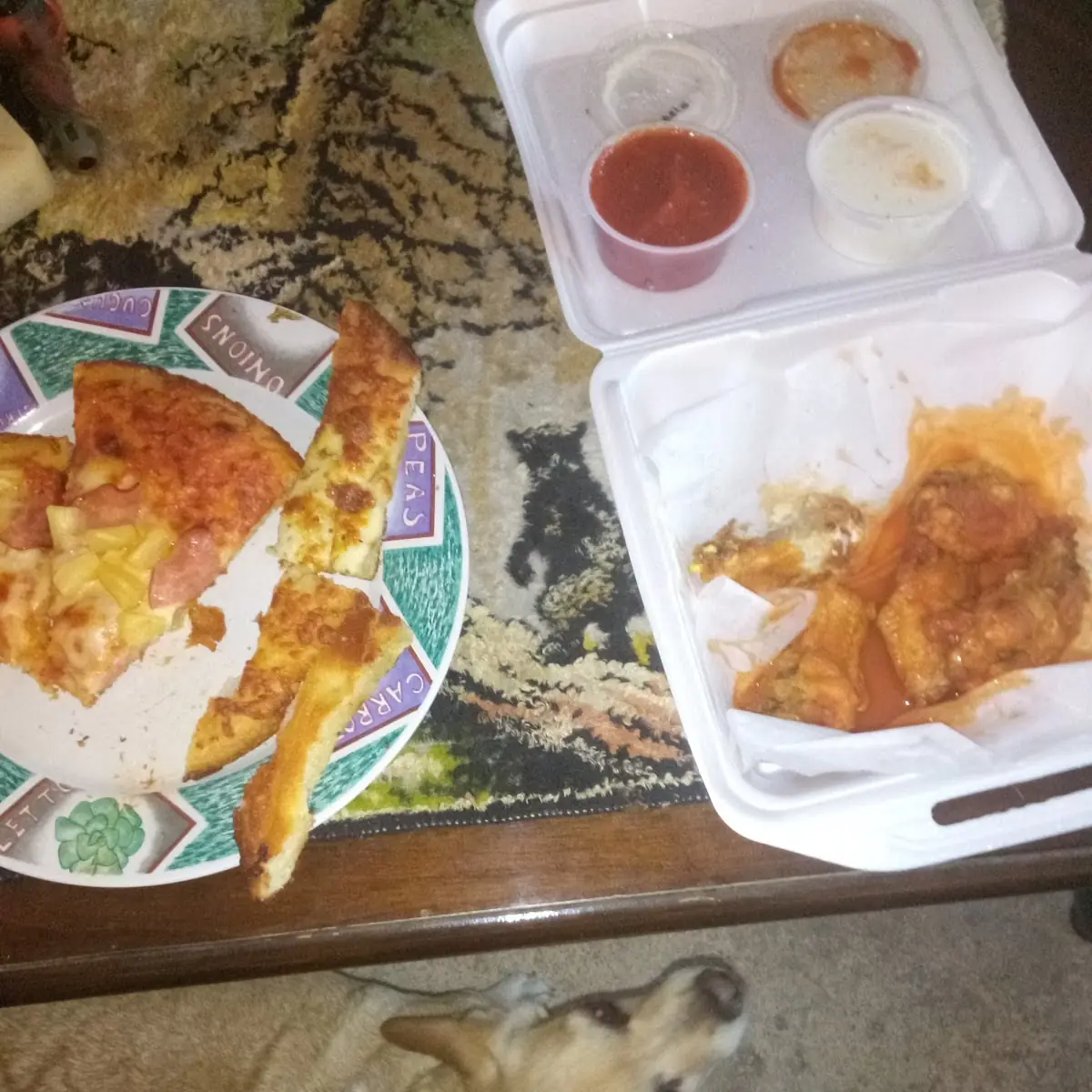 Pizza and Chicken Wings