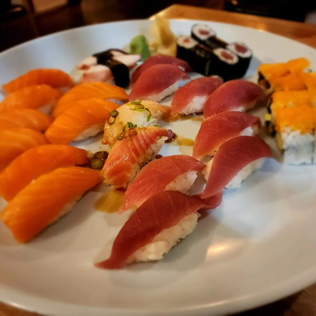 Assorted Sushi and Sashimi Platter