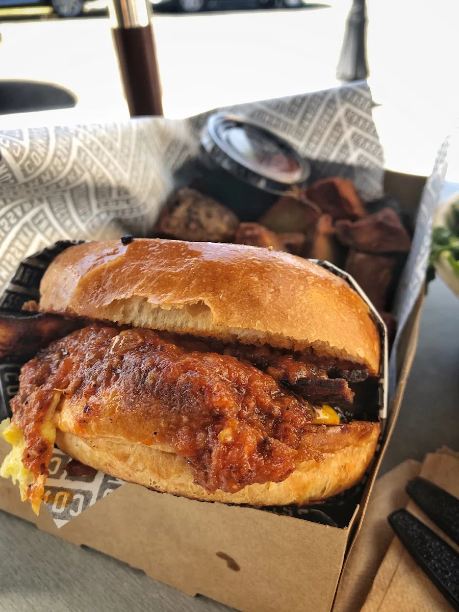 Bacon Jam Breakfast Sandwich