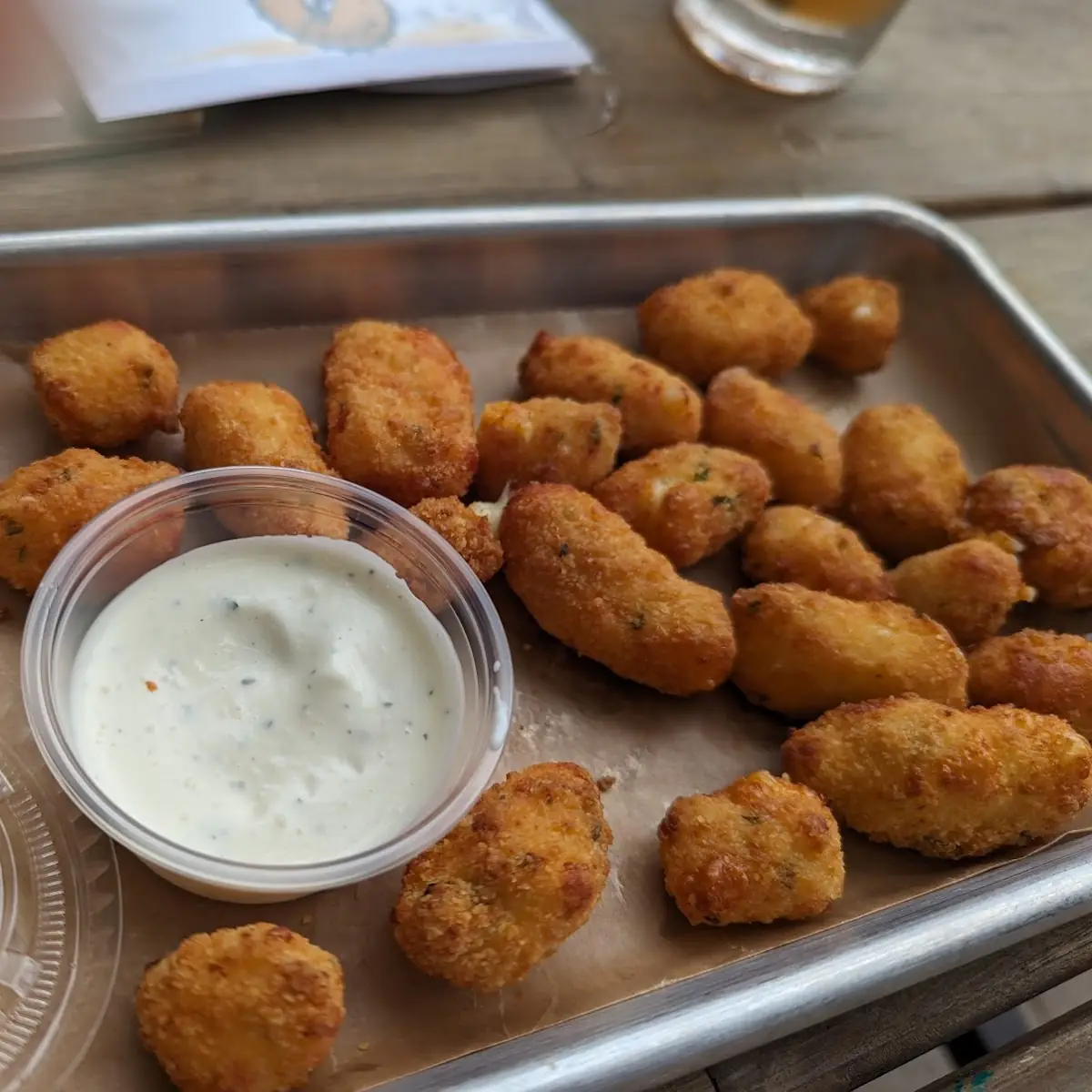 Maggie's Garlic Cheese Curds