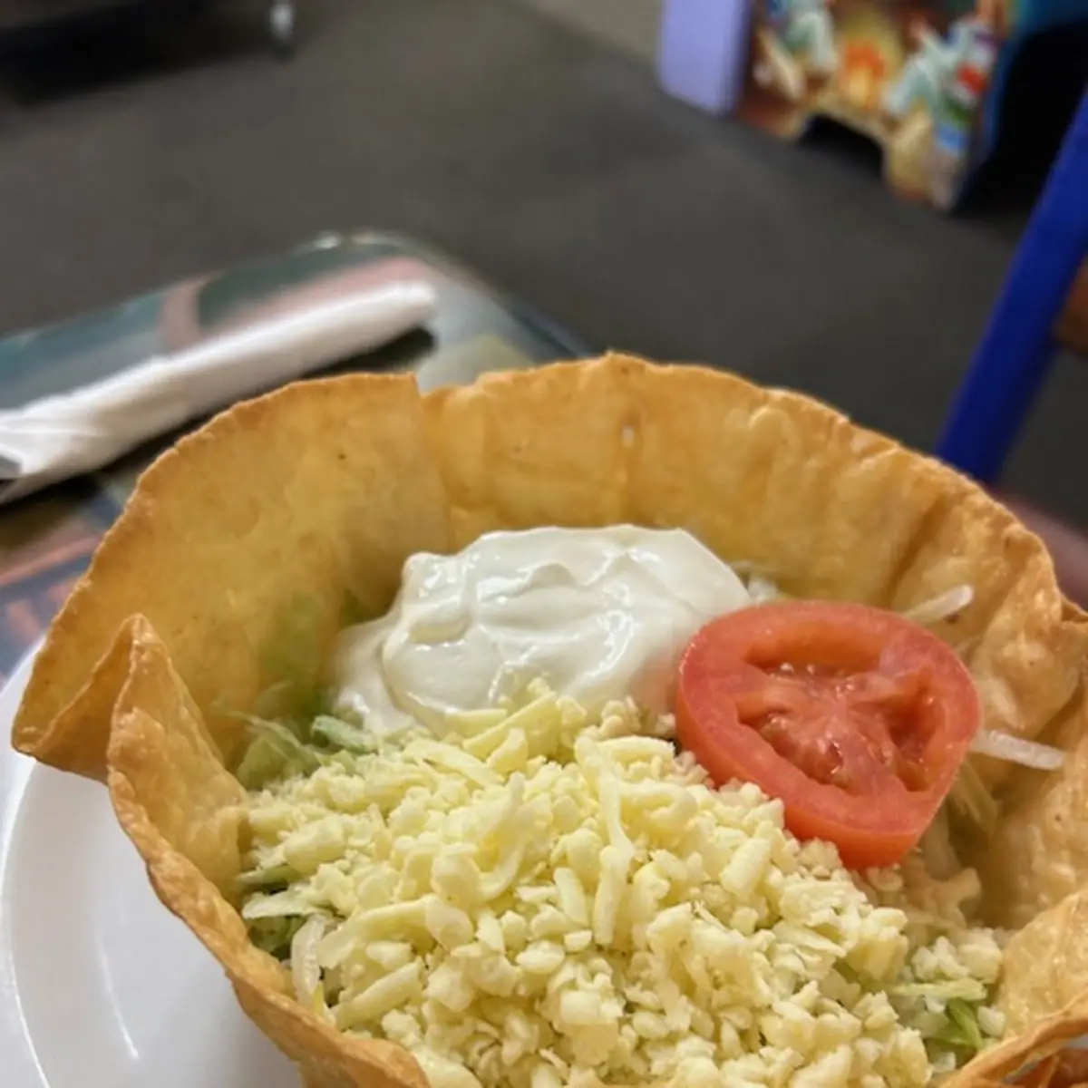 Taco and Salad