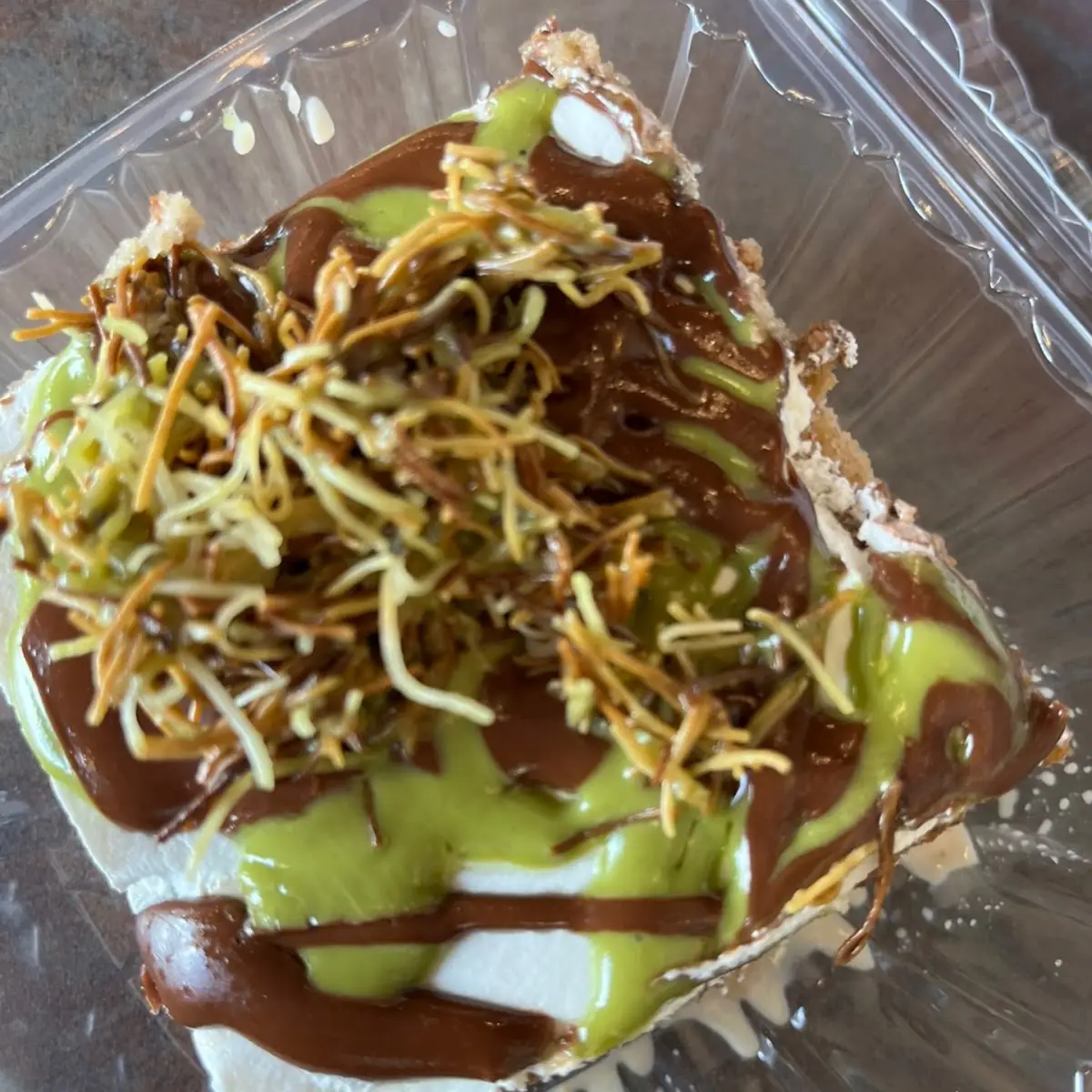 Dubai Chocolate Pistachio Milk Cake