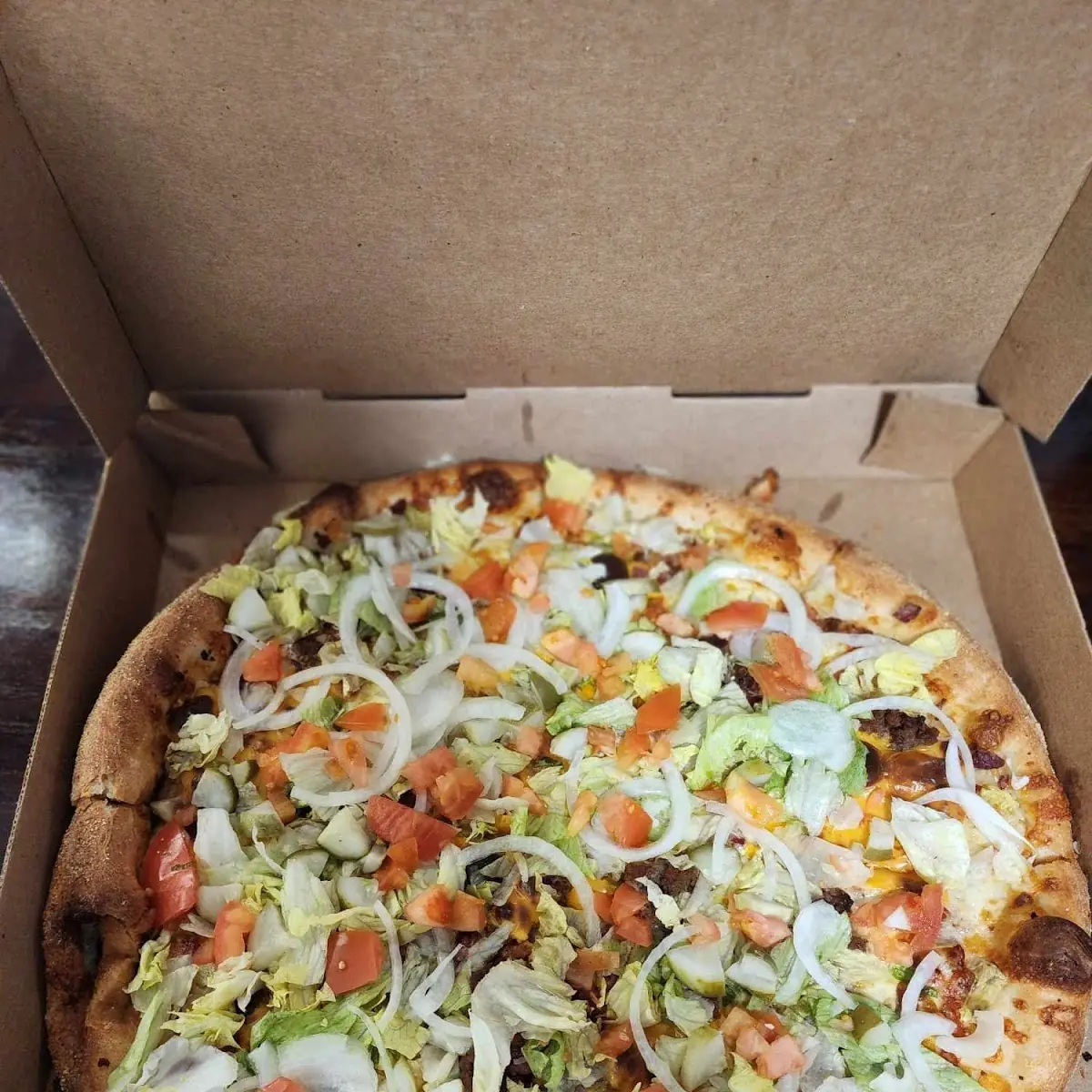 Bacon Cheeseburger Pizza