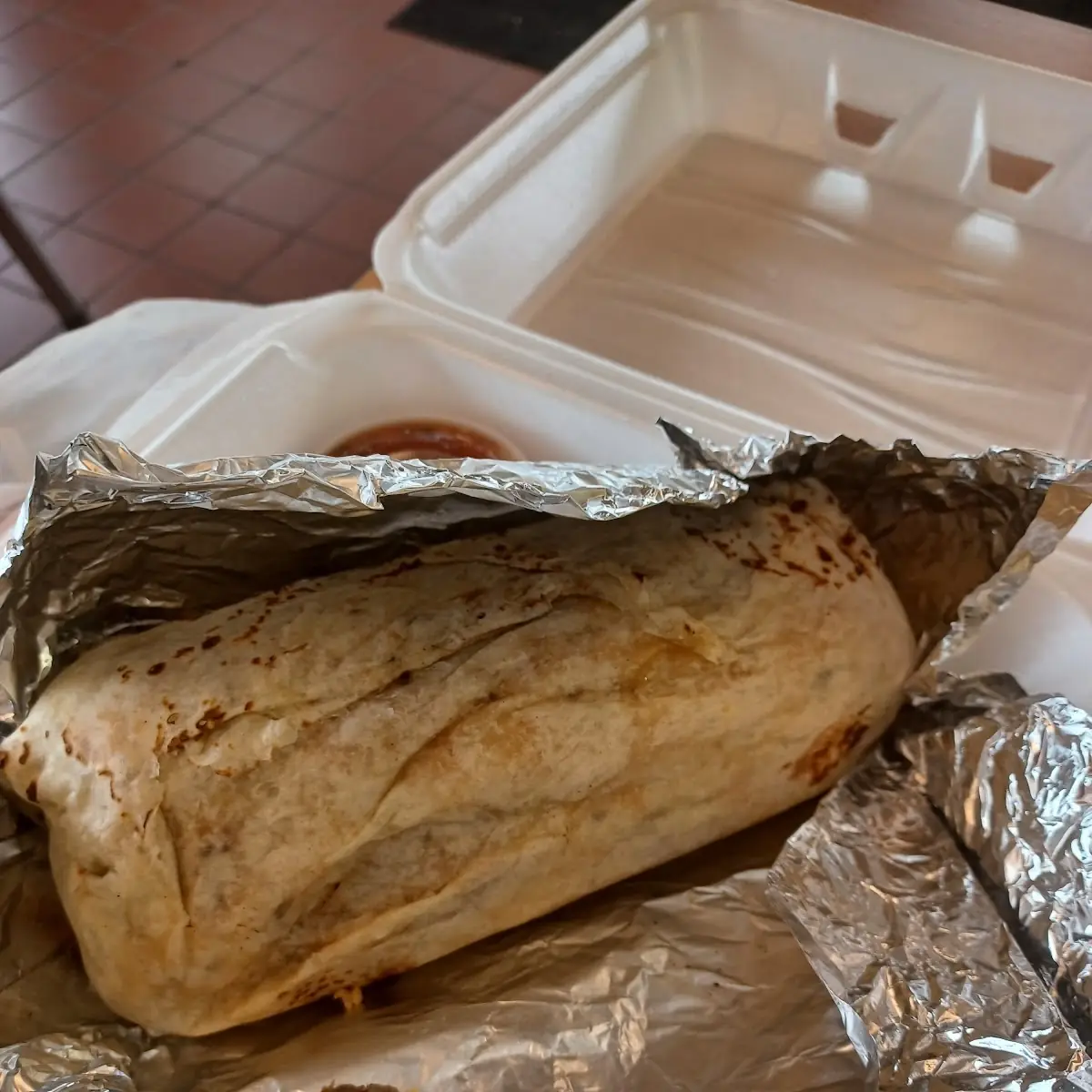 Spicy Chicken Burrito