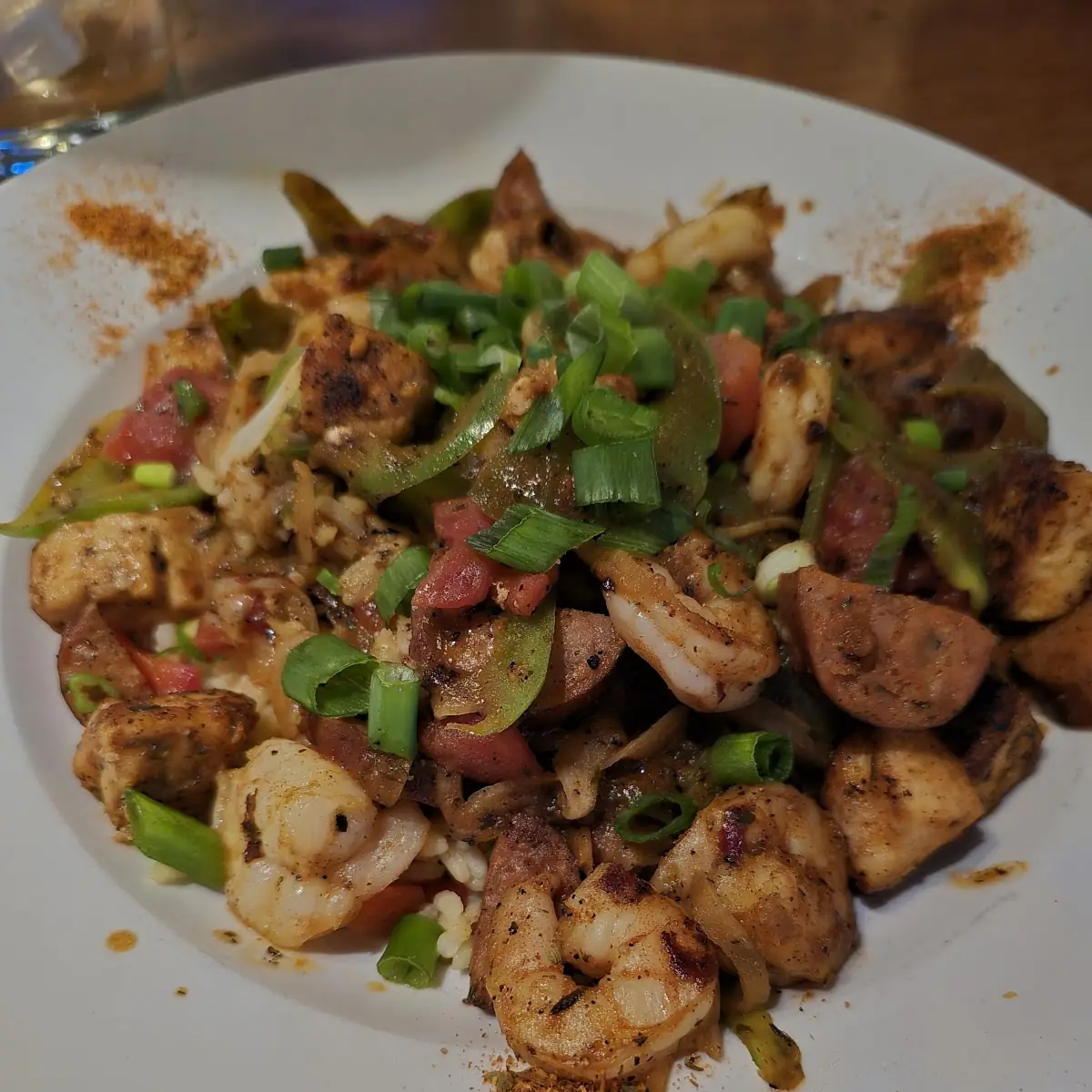 BJ's Brewhouse Protein Bowl with Shrimp