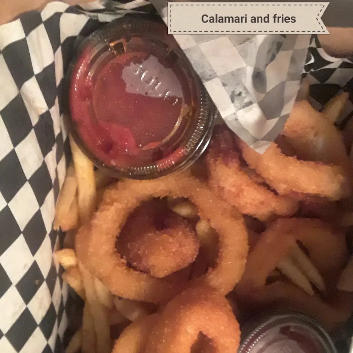 Calamari Plate with Cajun Fries