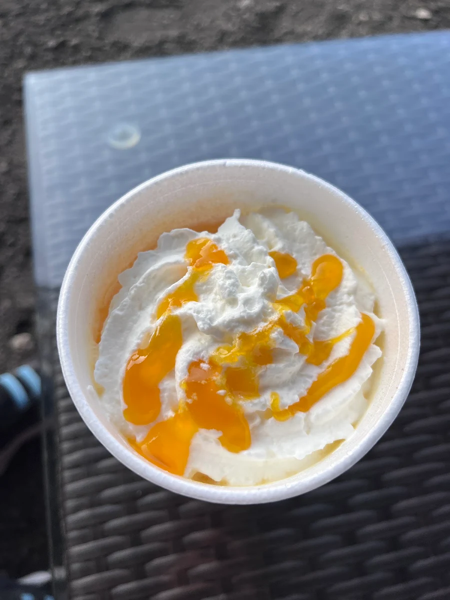 Leaves Pumpkin Spice Whipped Cream