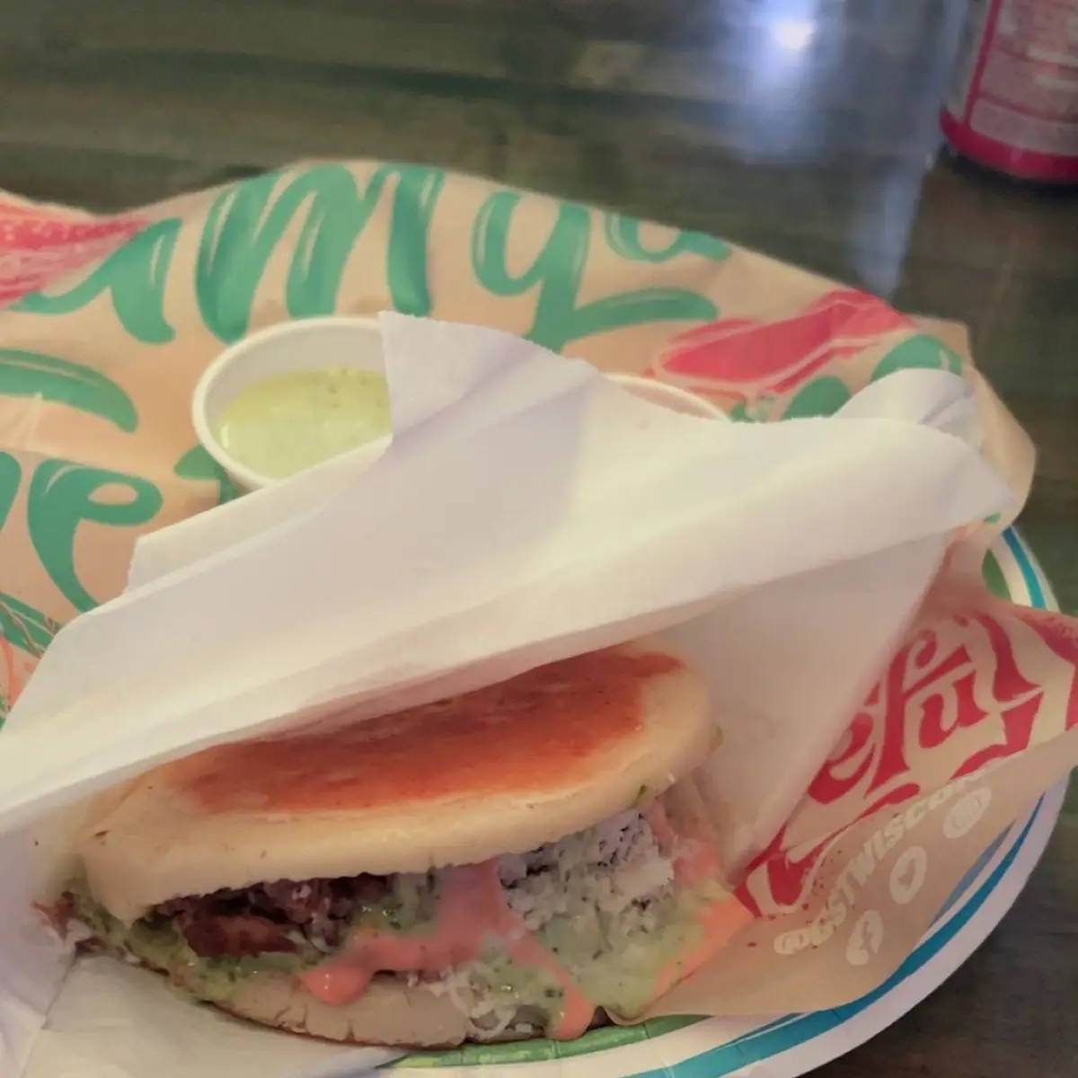 Beef Arepa