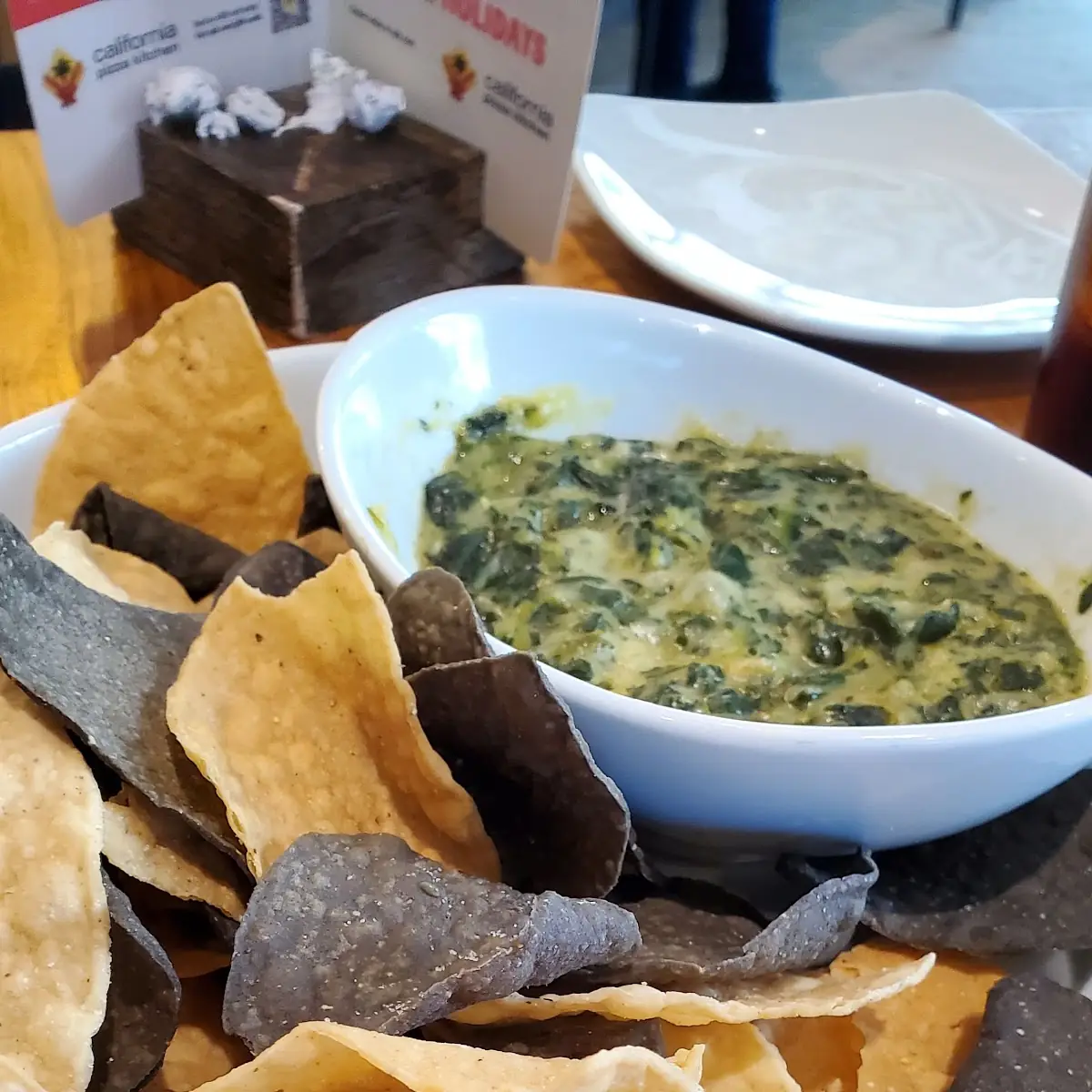Spinach Dip w Tortilla Chips