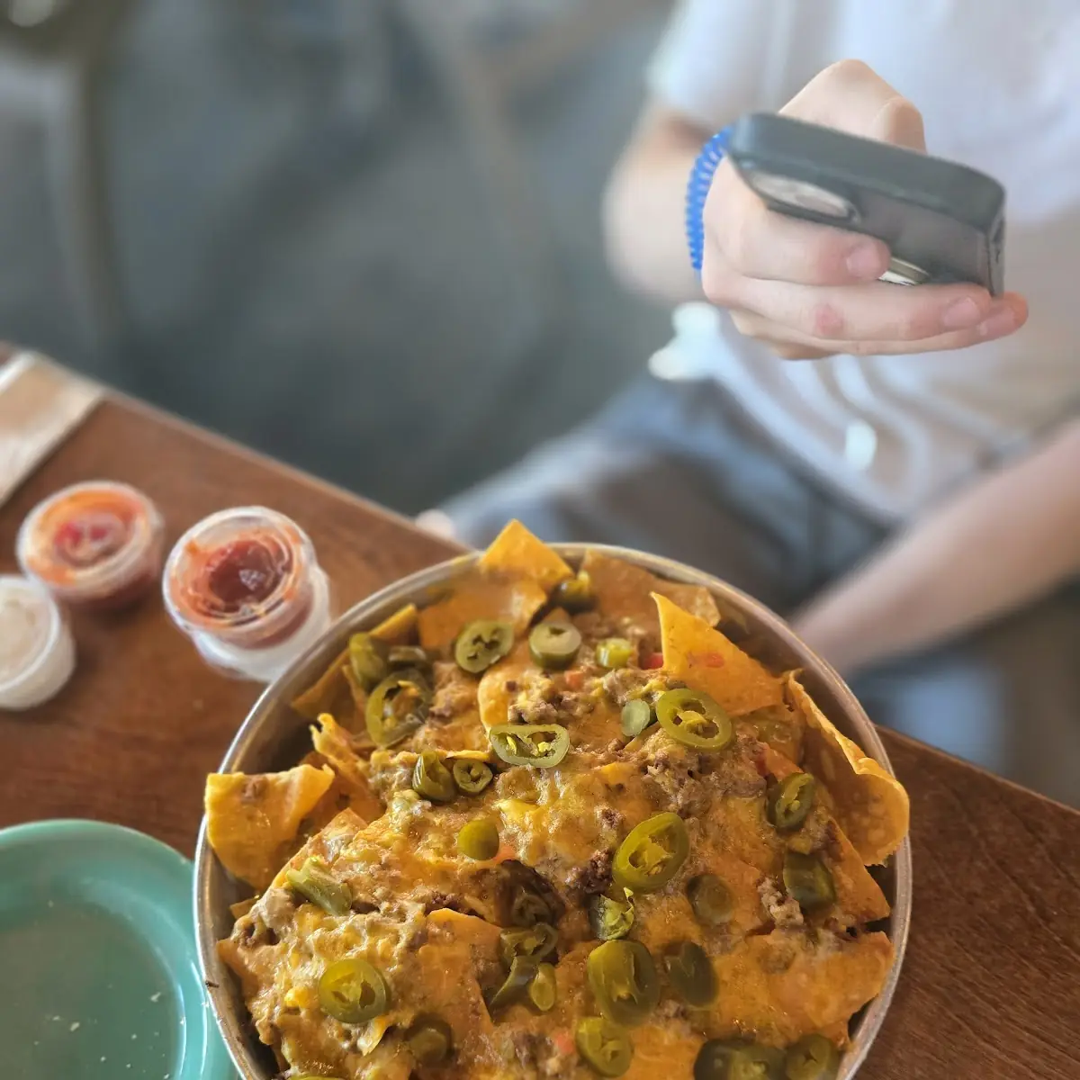 Blackened Shrimp Nachos