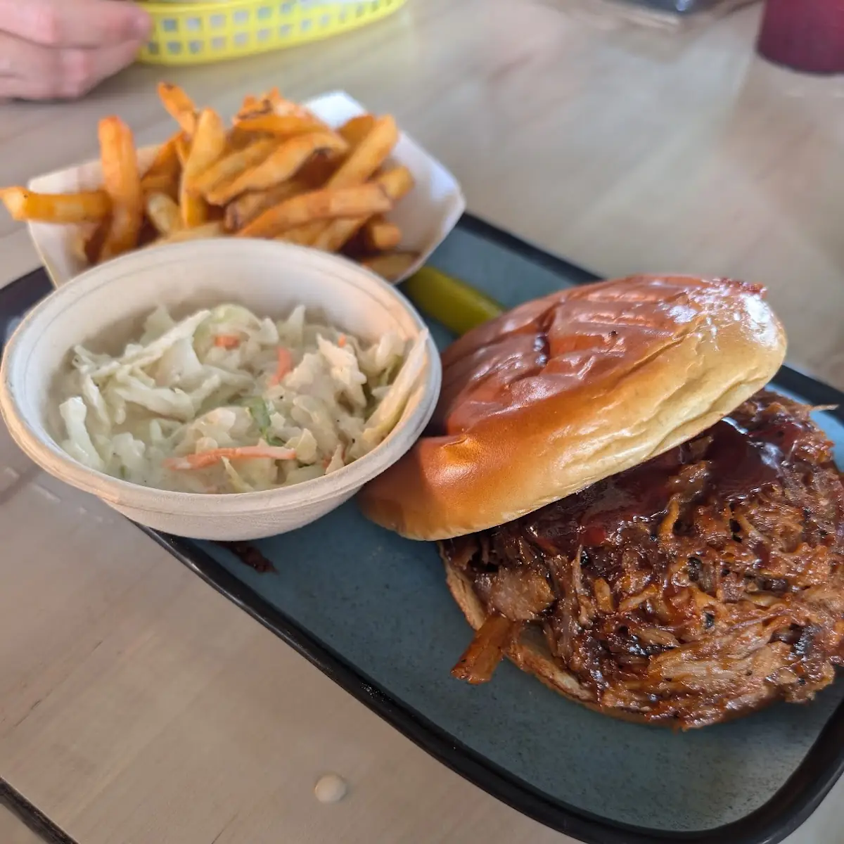 Crazy Sista's Pulled Pork Sandwich