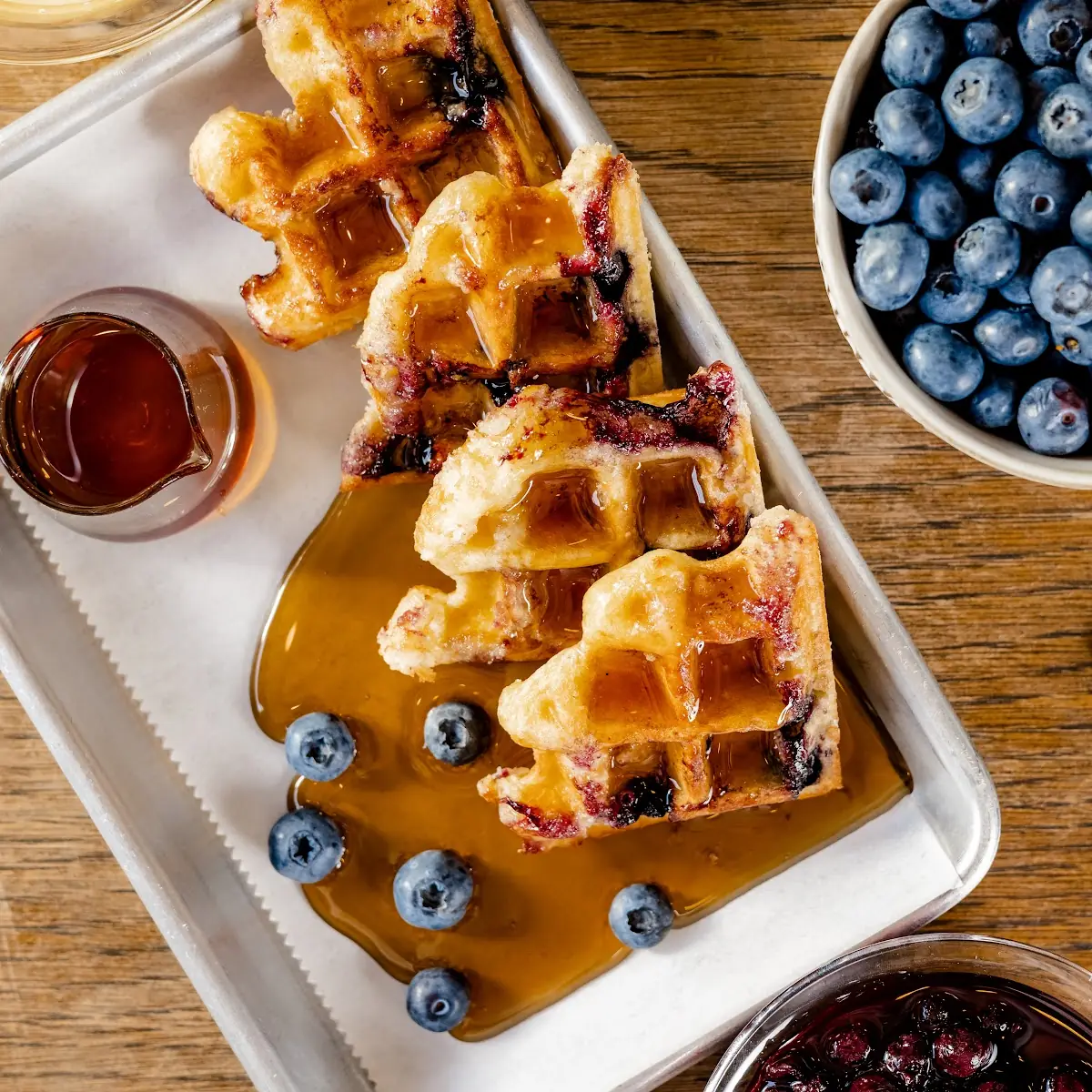 Cranberry White Chocolate Waffle