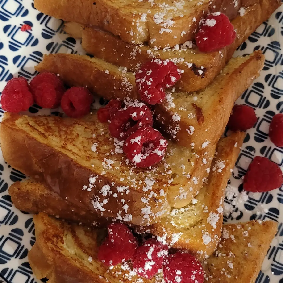White Chocolate Raspberry French Toast