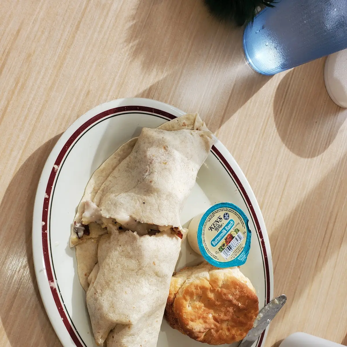 Bacon Egg Cheese Potato Wrap