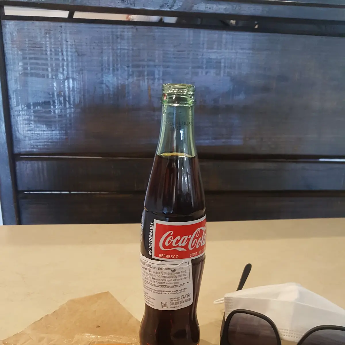 Double Hamburger with Mexican Coke