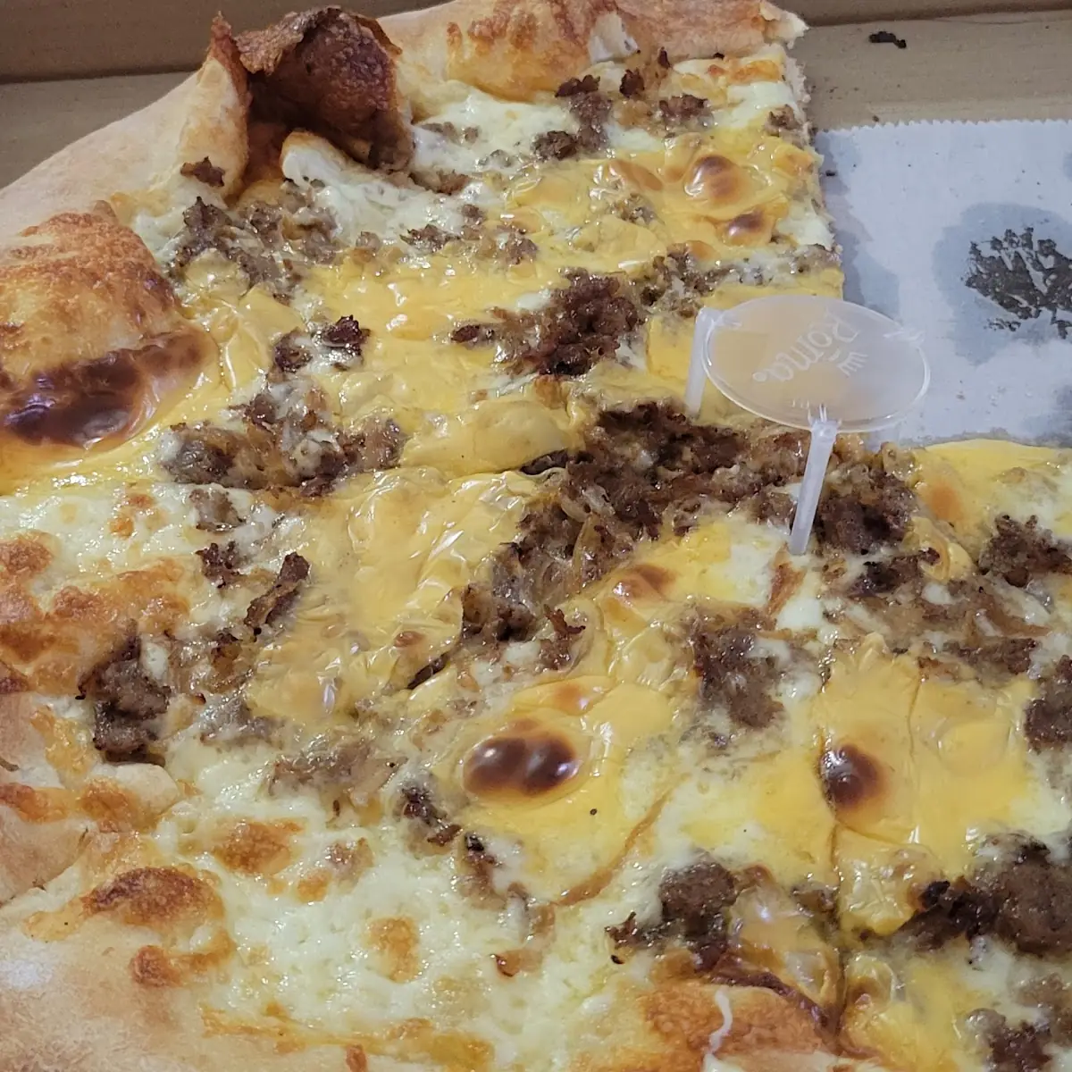 Cheesesteak Pizza