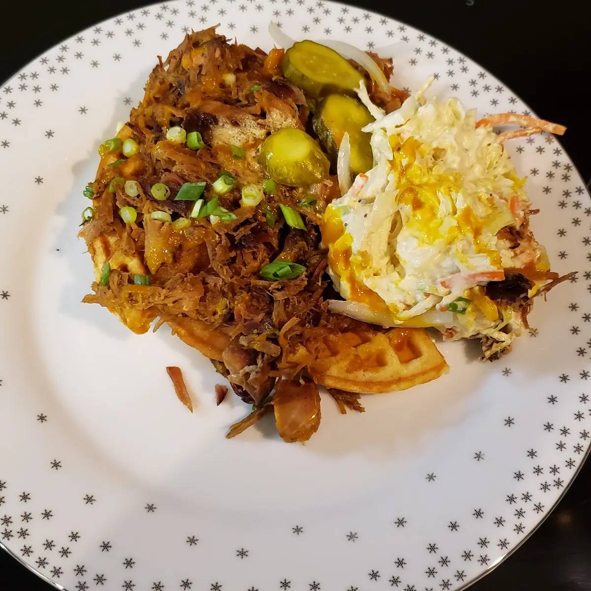 Pulled Pork Waffle