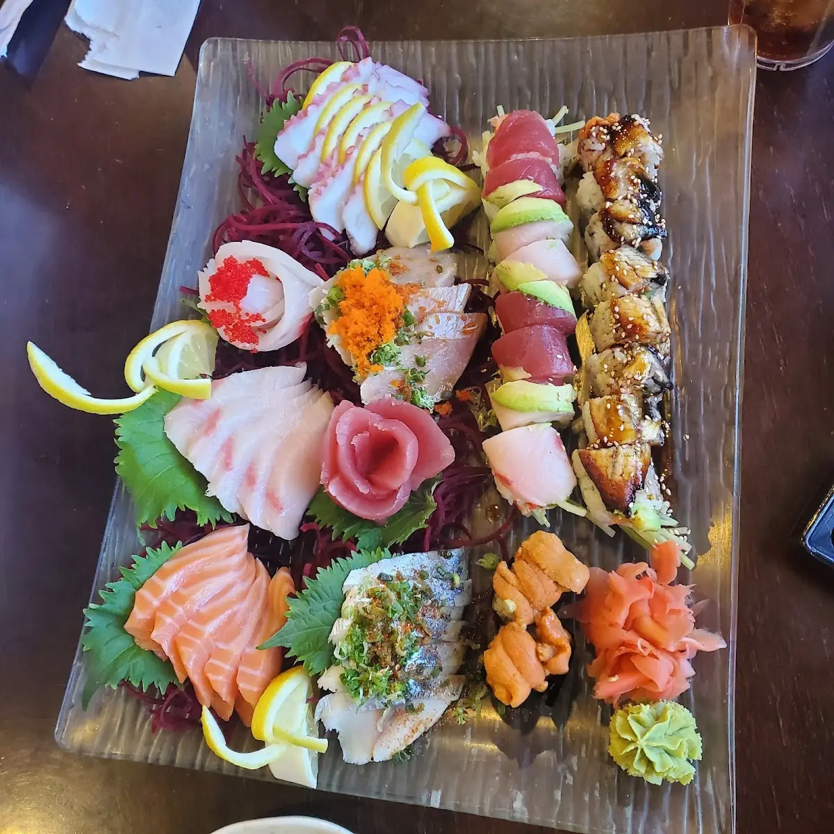 Medium Sashimi Combo and Lovers Roll