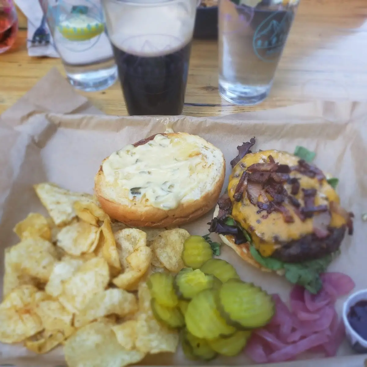 Fire Roasted Poblano Burger