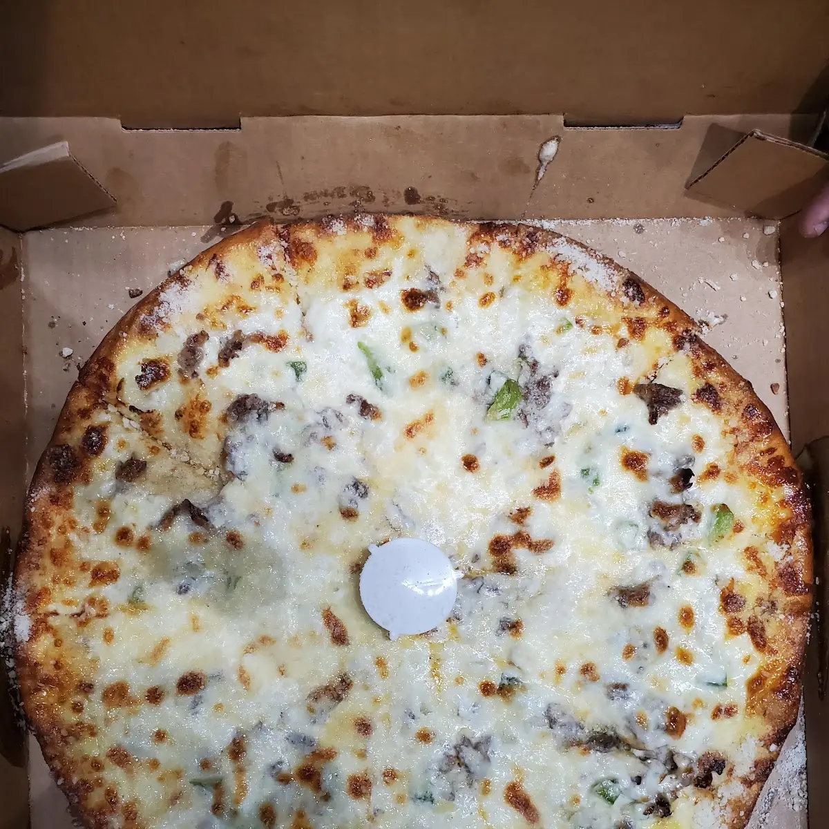 Philly Steak and Cheese Pizza