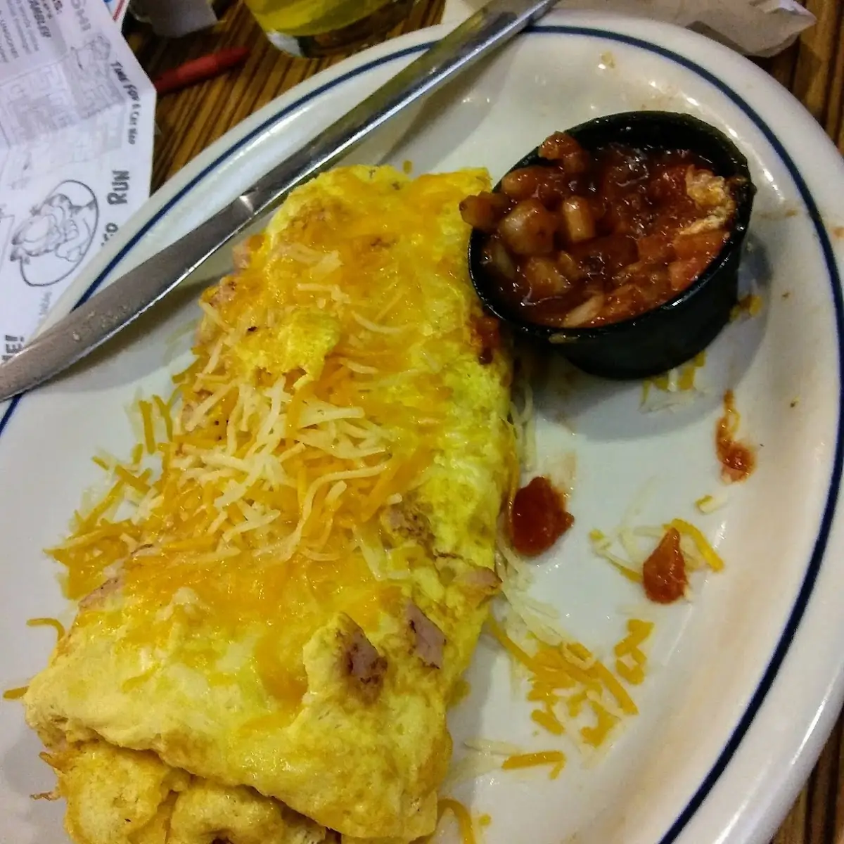 Hearty Ham and Cheese Omelette