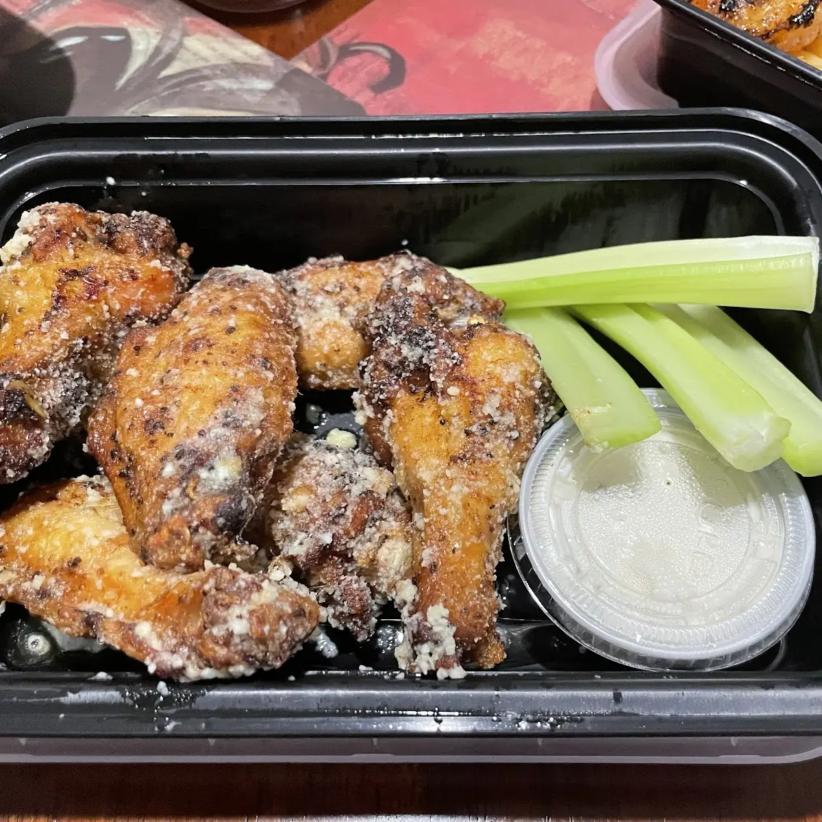 Chicken Wings with Garlic Parmesan Rub