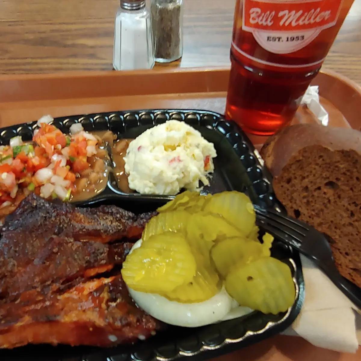 BBQ Pork Spare Rib Plate