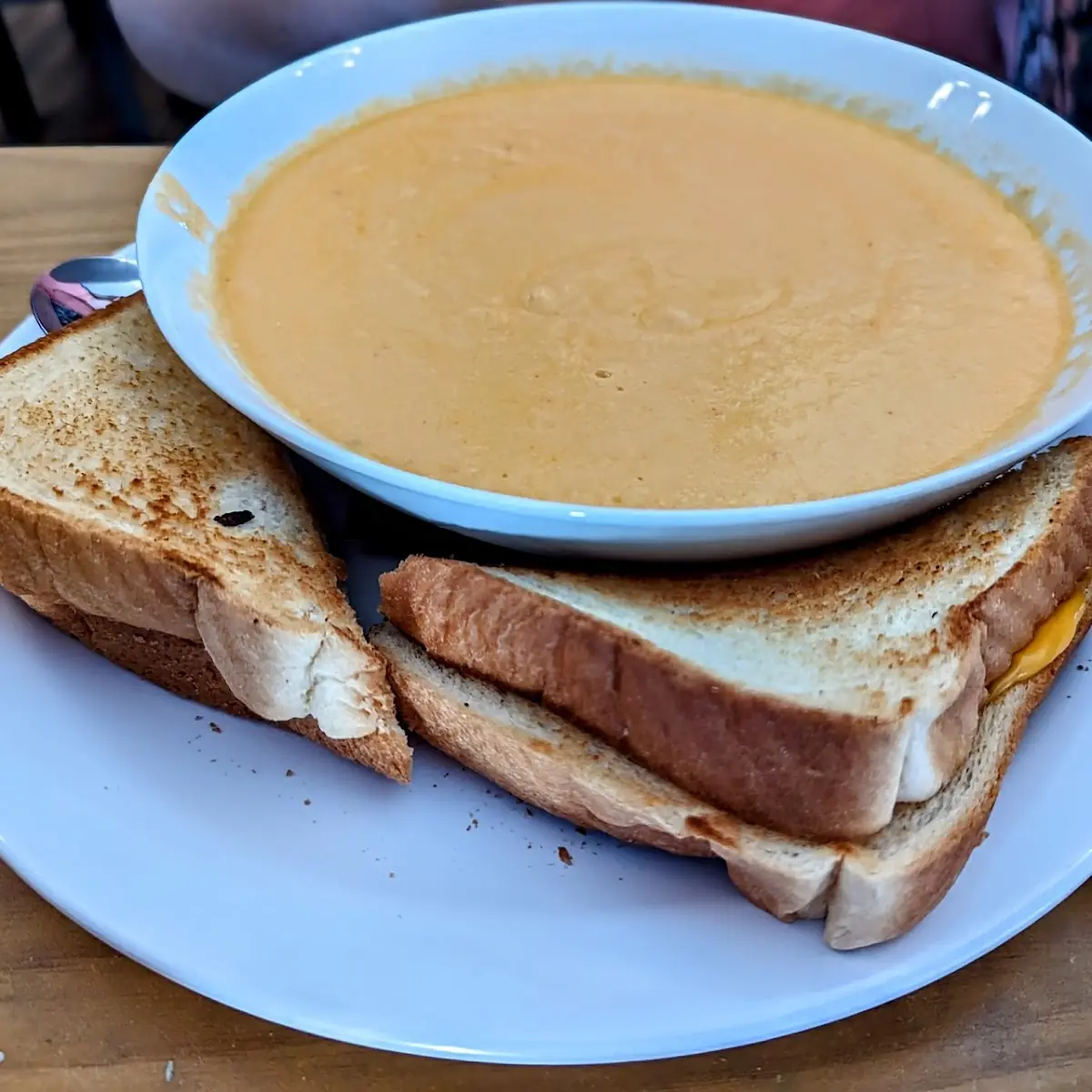 Grilled Cheese and Lobster Bisque