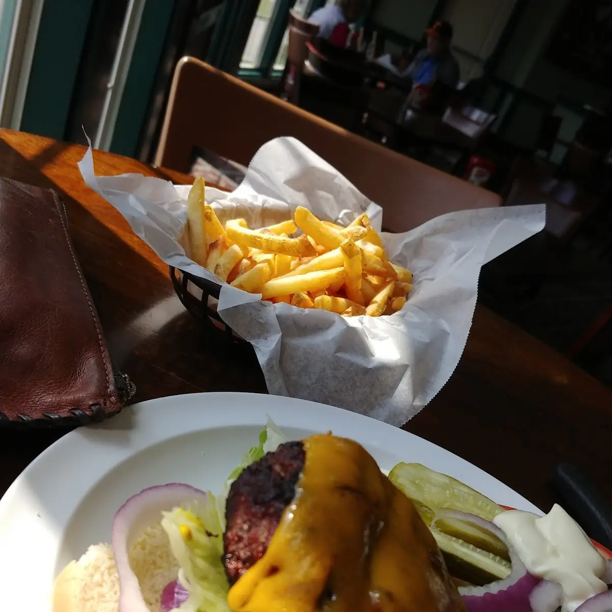 Half Pound Cheeseburger
